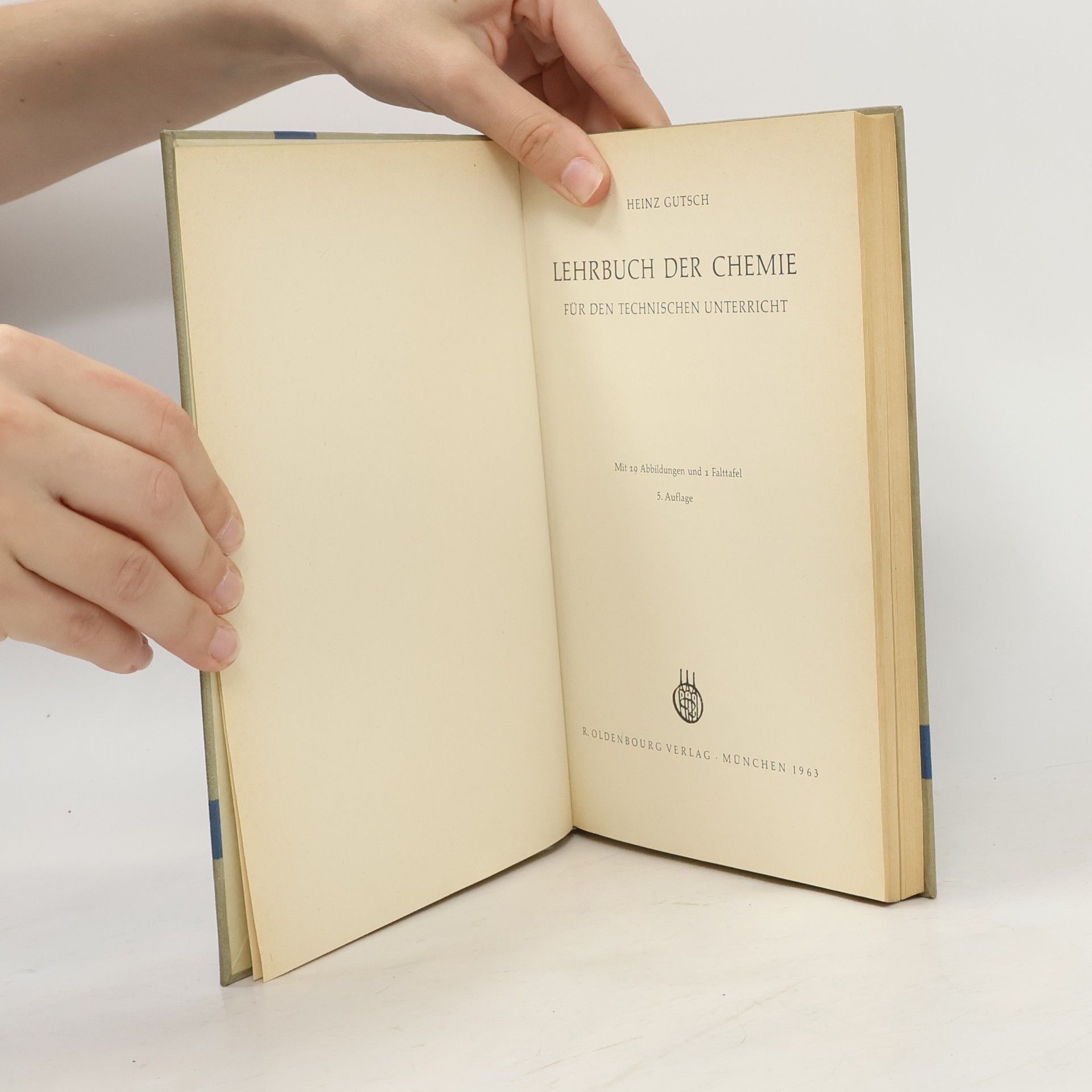 Heinz Gutsche Lehrbuch der Chemie für den technischen Unterricht