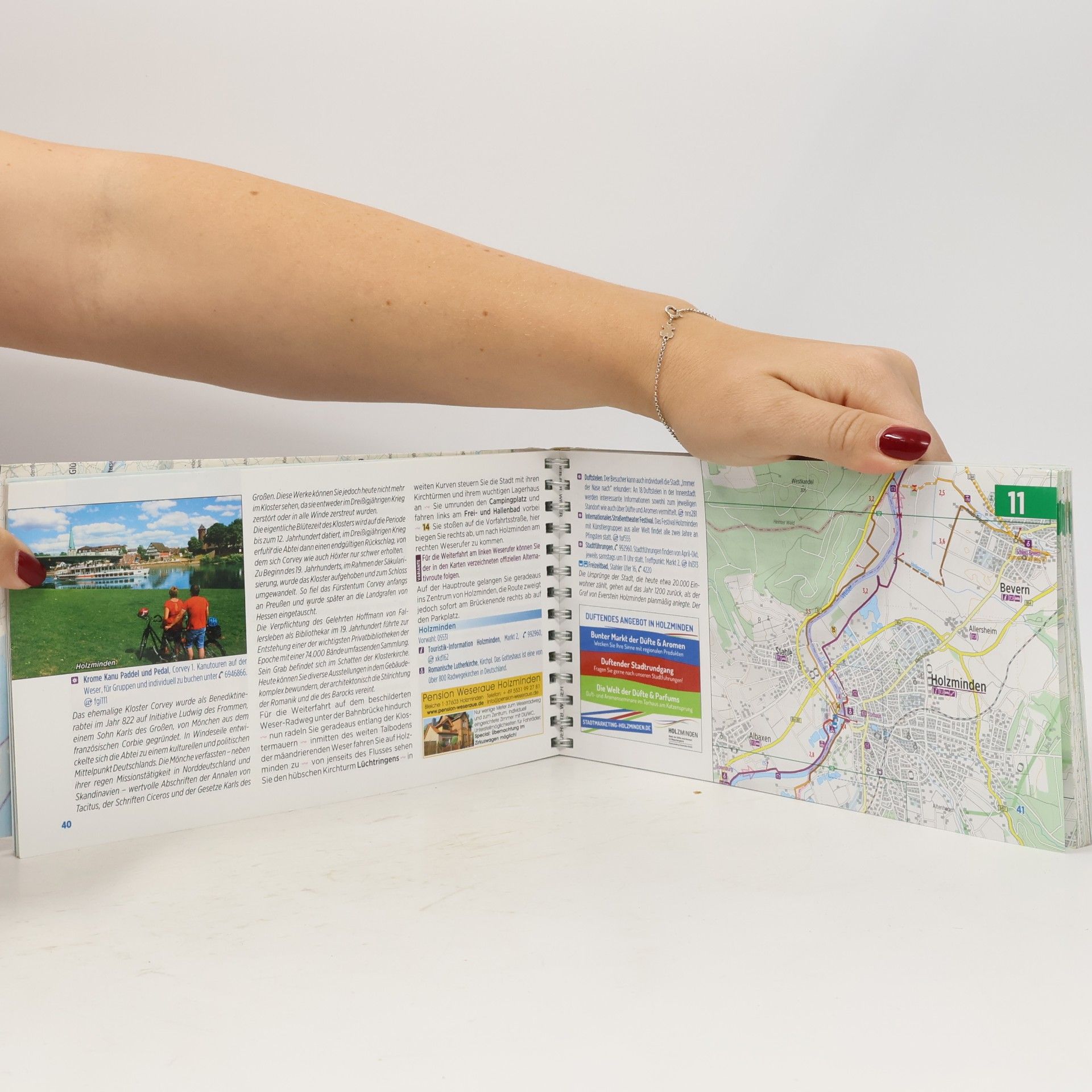 Esterbauer Verlag Bikeline Radtourenbuch: Weser-Radweg