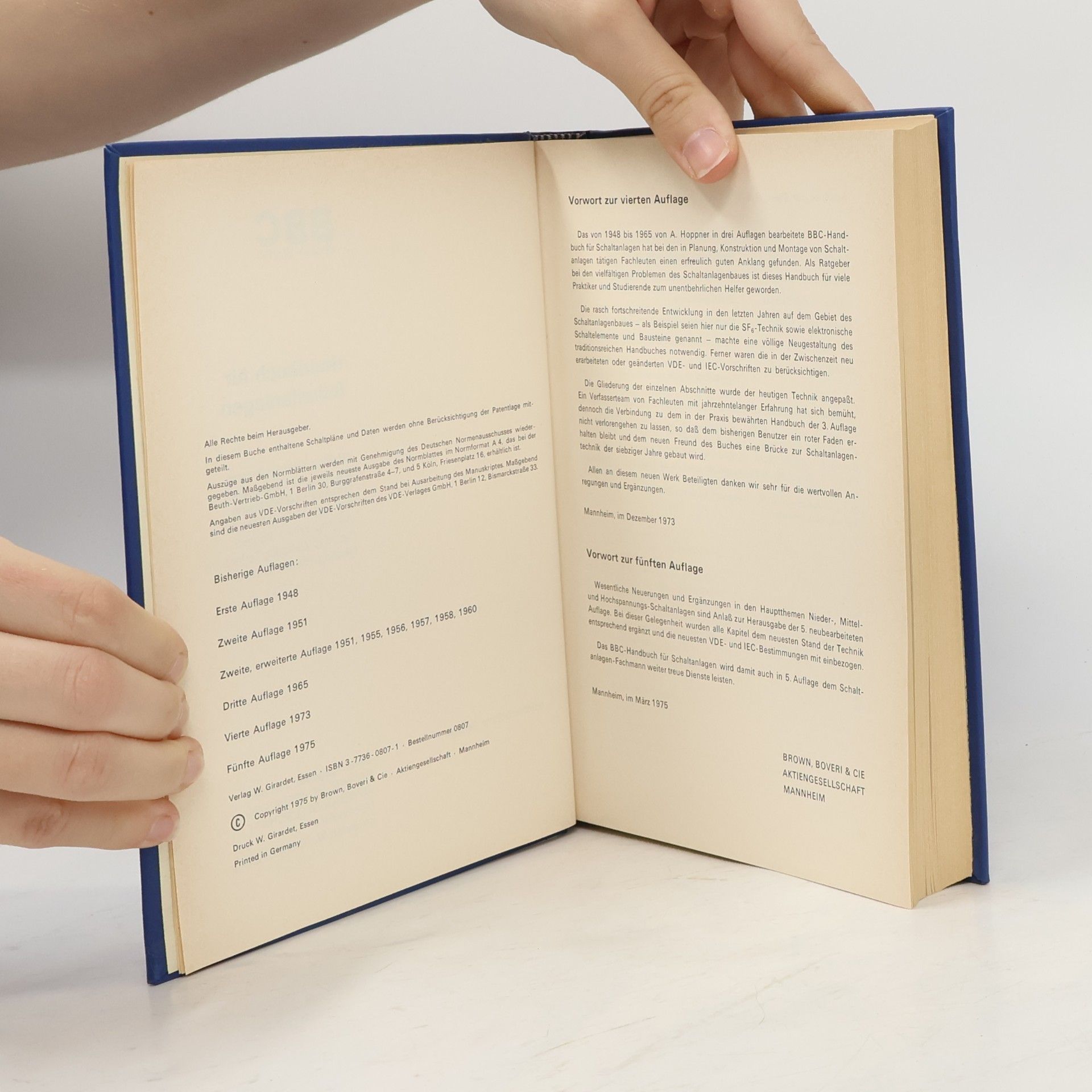 A. Hoppner Handbuch für Schaltanlagen