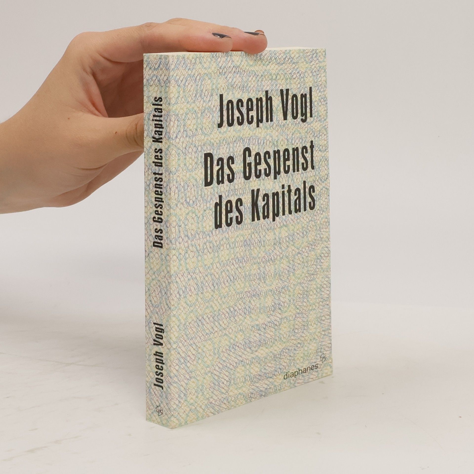 Joseph Vogl Das Gespenst des Kapitals