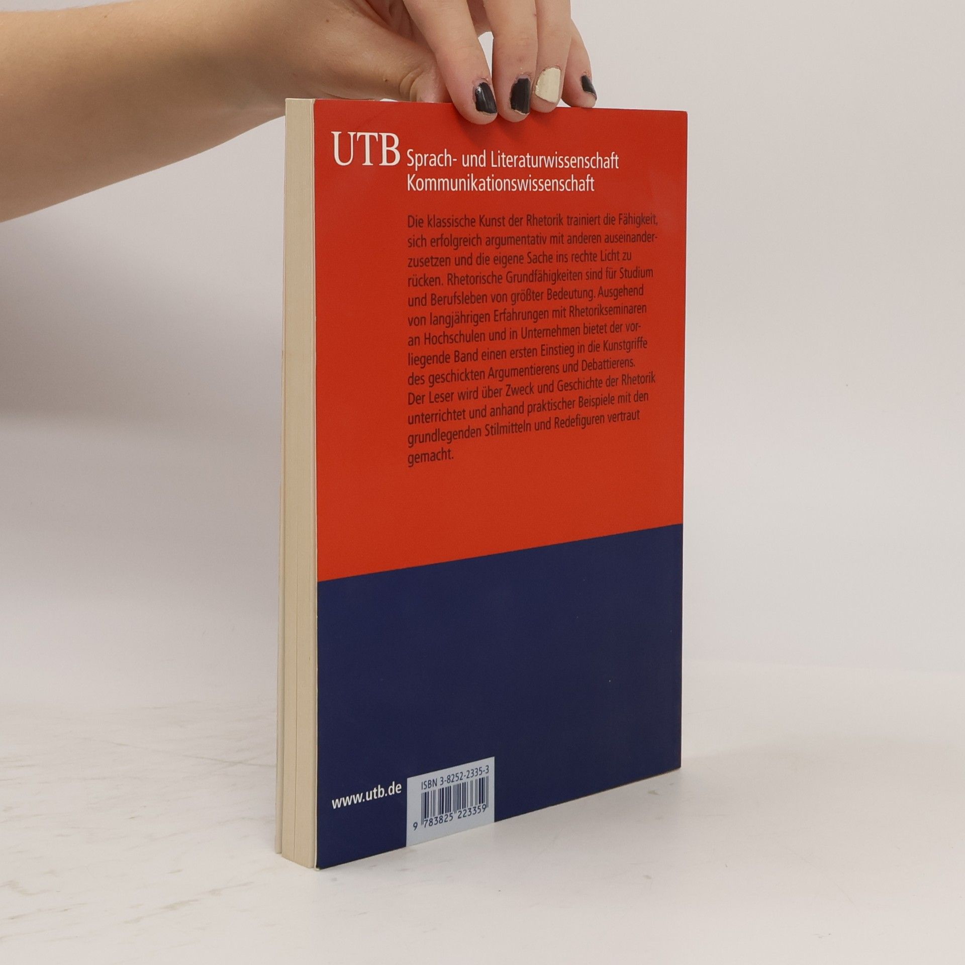 Lothar Kolmer Studienbuch Rhetorik