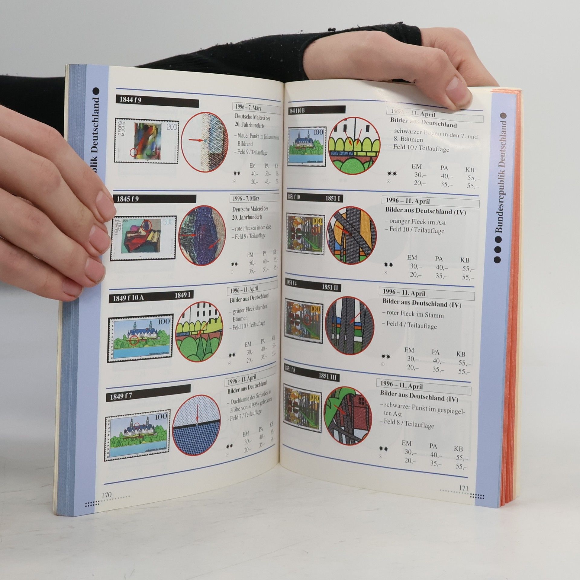 Plattenfehler-Katalog BRD, Berlin