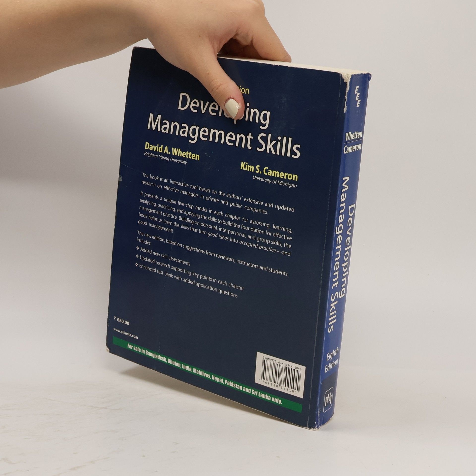 David A. Whetten Developing Management Skills - Eighth Edition