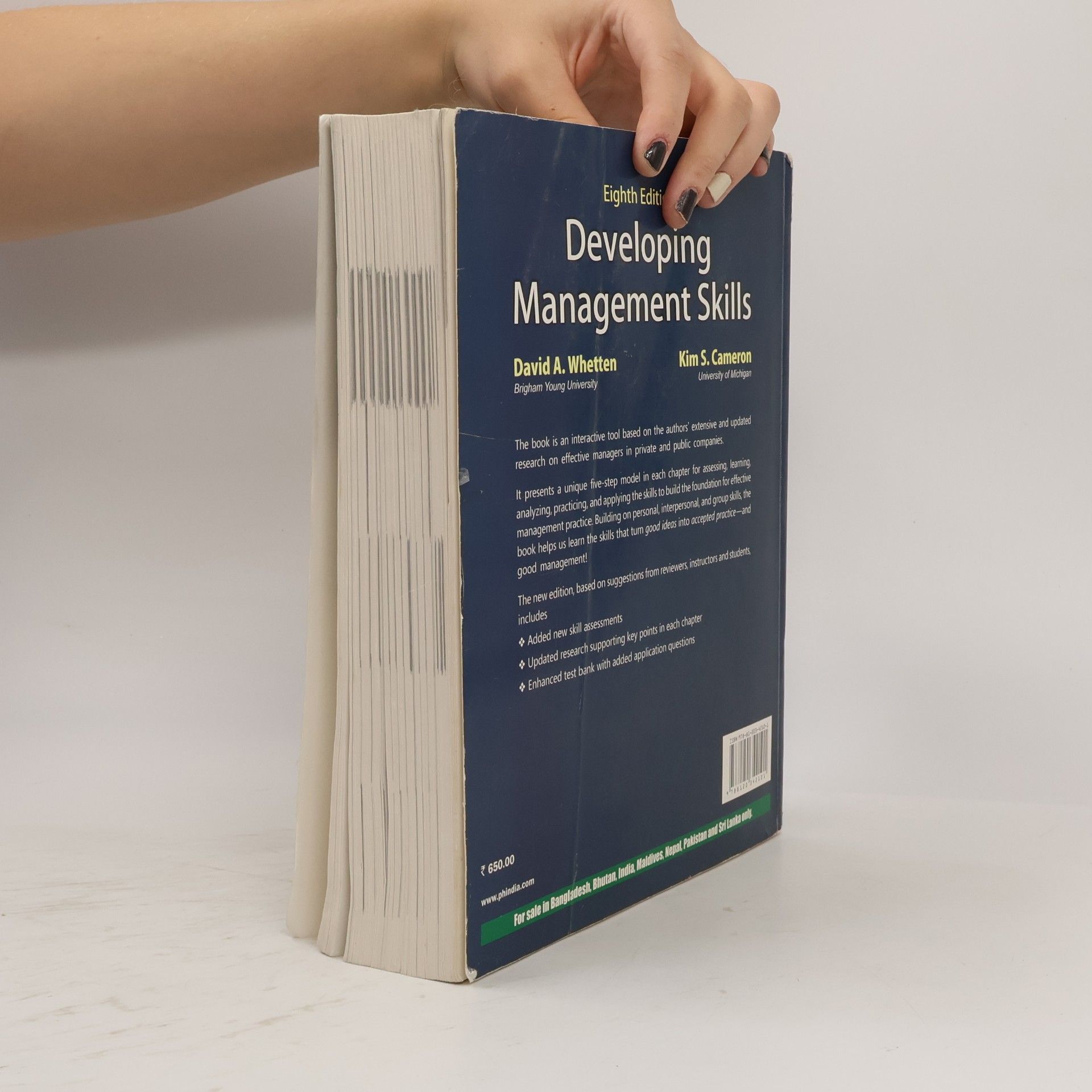 David A. Whetten Developing Management Skills - Eighth Edition