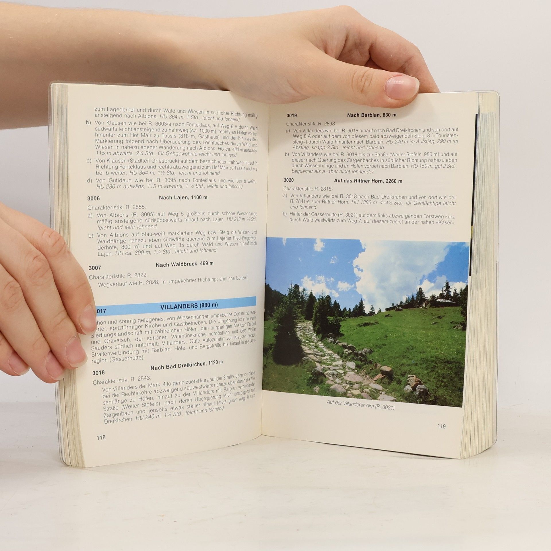 Hanspaul Menara Handbuch der Südtiroler Wanderwege