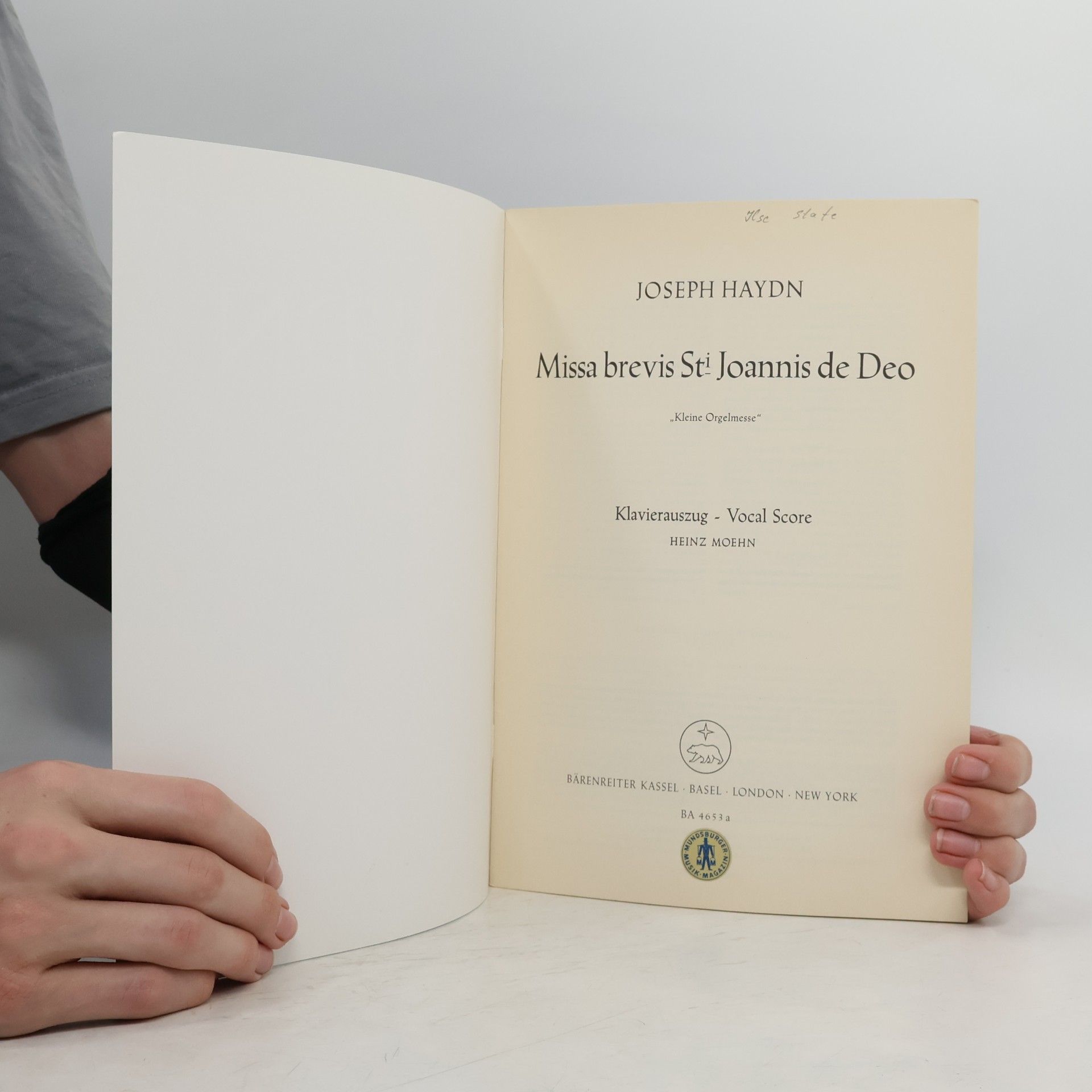 Haydn Missa brevis St. Joannis de Deo