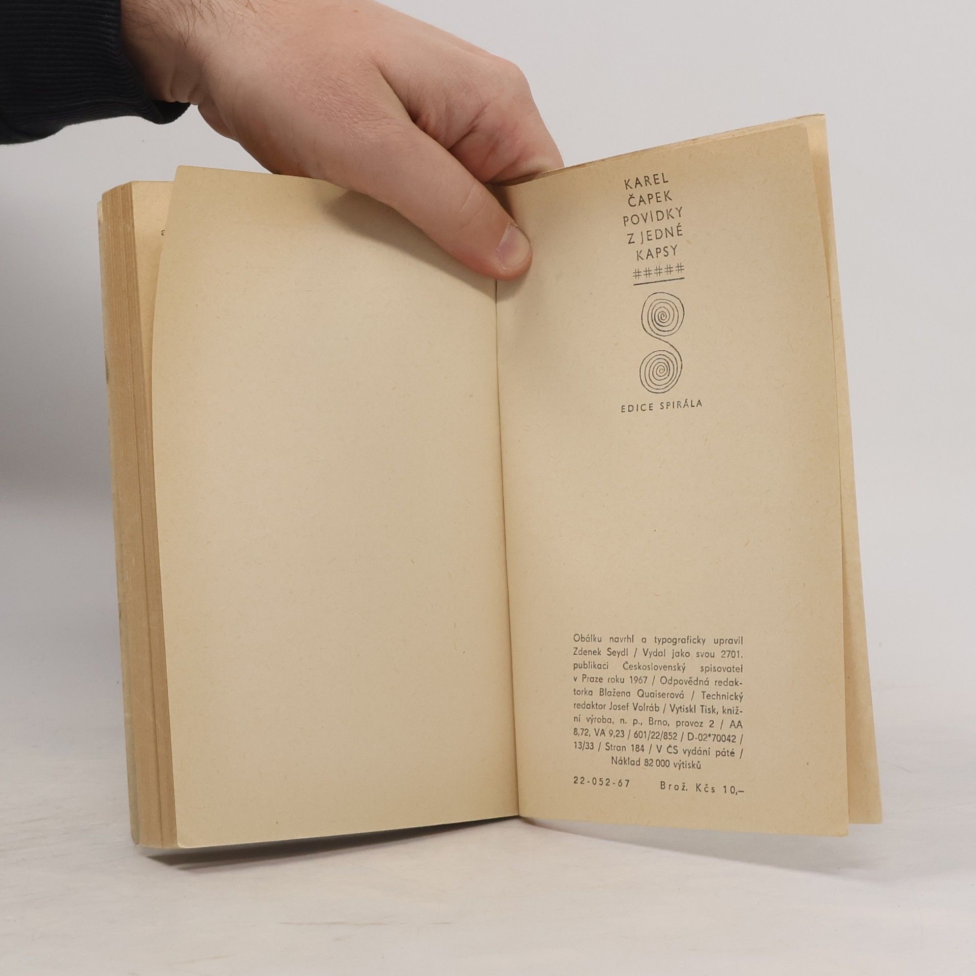 Karel Čapek Povídky z jedné kapsy