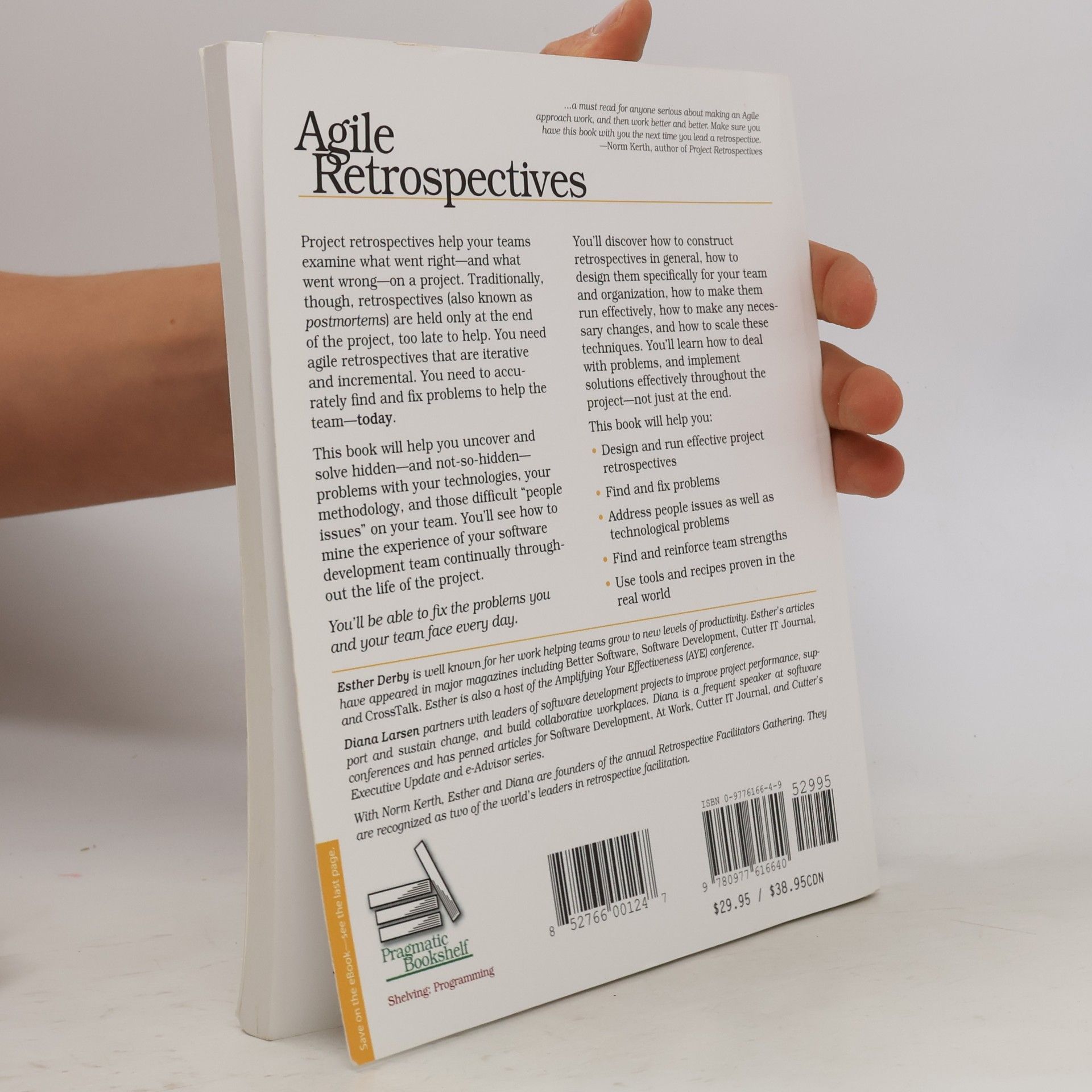 Esther Derby Agile Retrospectives