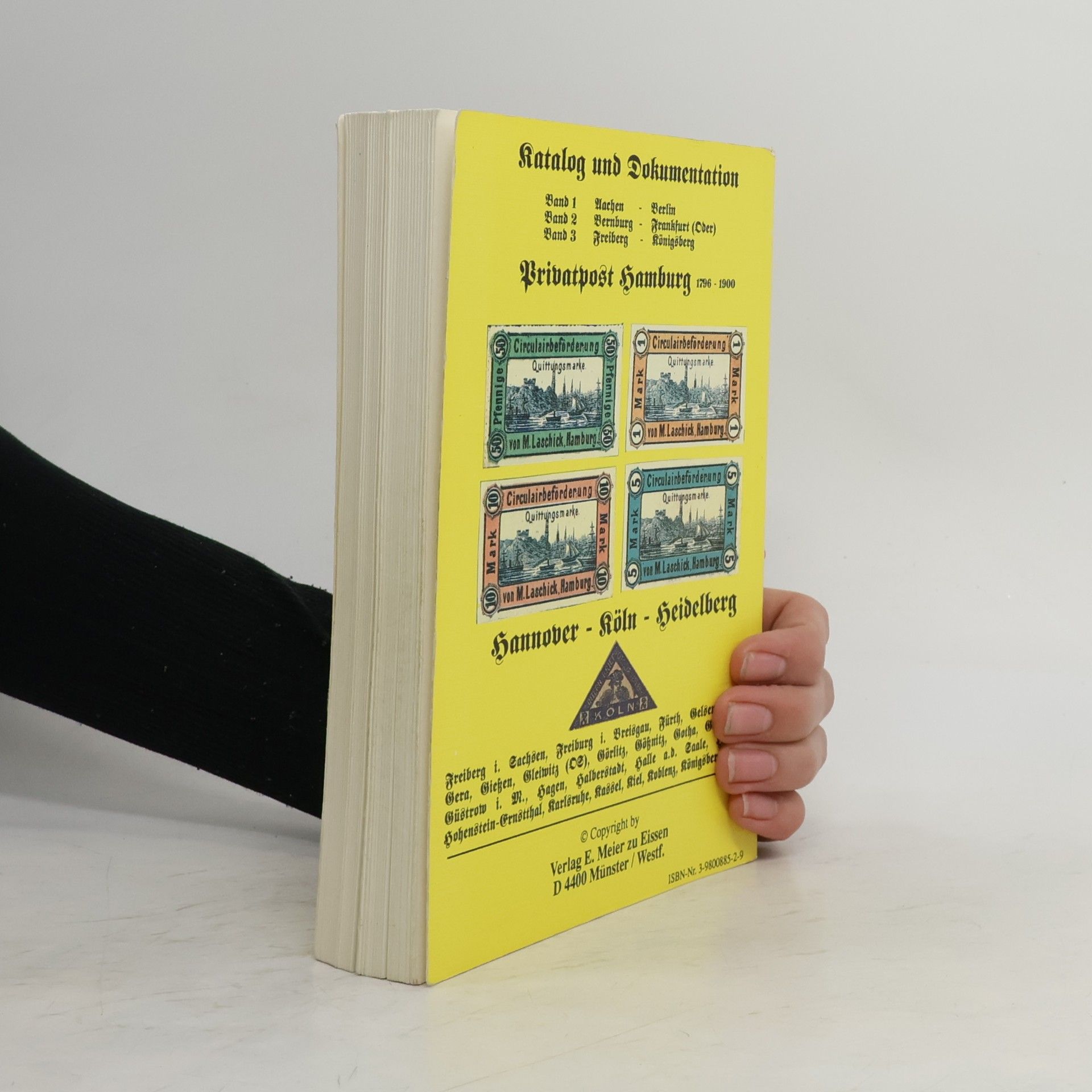 Hans Meier zu Gissen Couriere und Boteninstitute Handbuch - 3: Die deutsche Privatpost