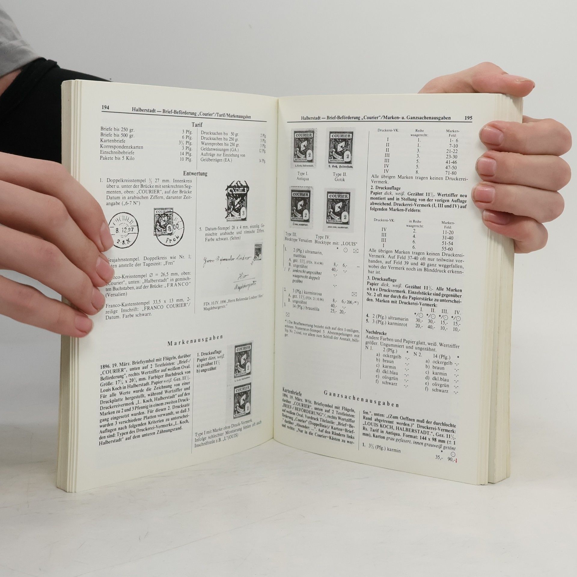 Hans Meier zu Gissen Couriere und Boteninstitute Handbuch - 3: Die deutsche Privatpost