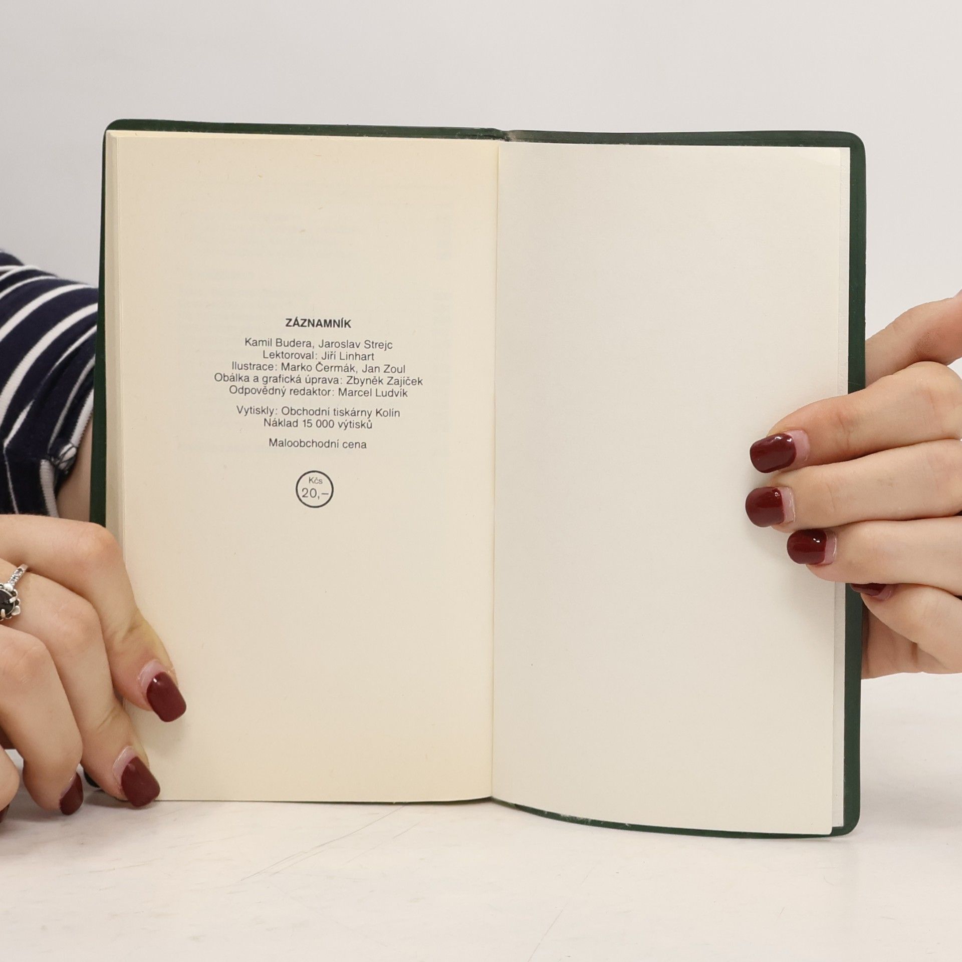 Kamil Budera Rok mladého táborníka. Záznamník