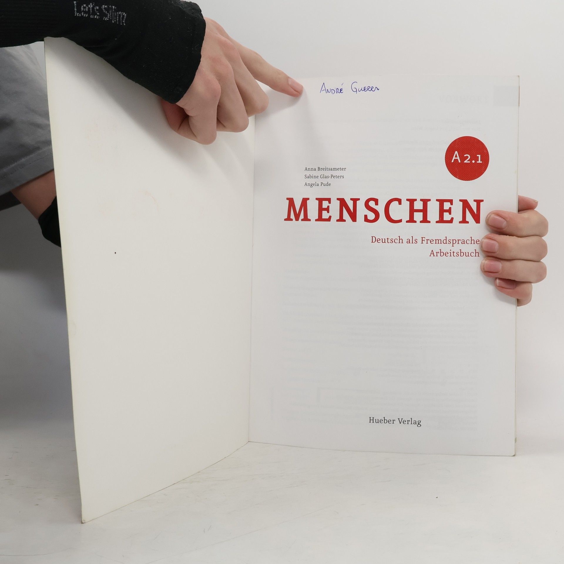 Anna Breitsameter Menschen A2.1 : Arbeitsbuch