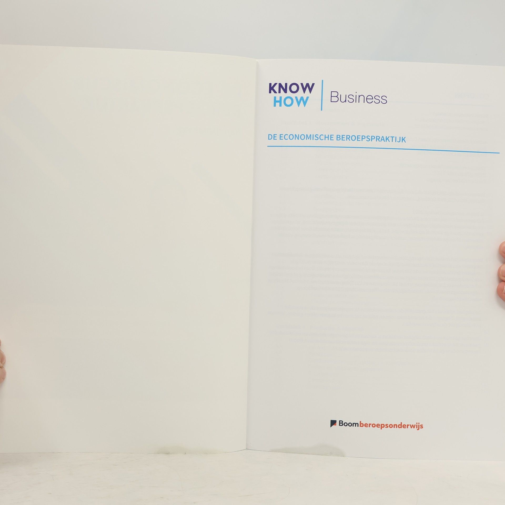 Knowhow Business services: De economische beroepspraktijk