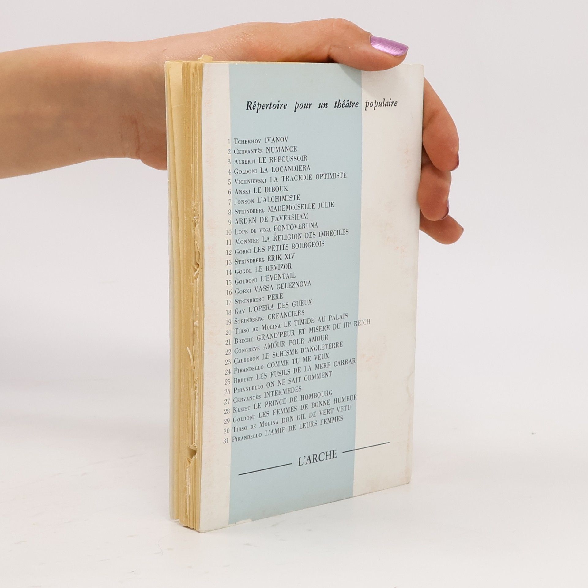 Luigi Pirandello L'Amie de leurs femmes