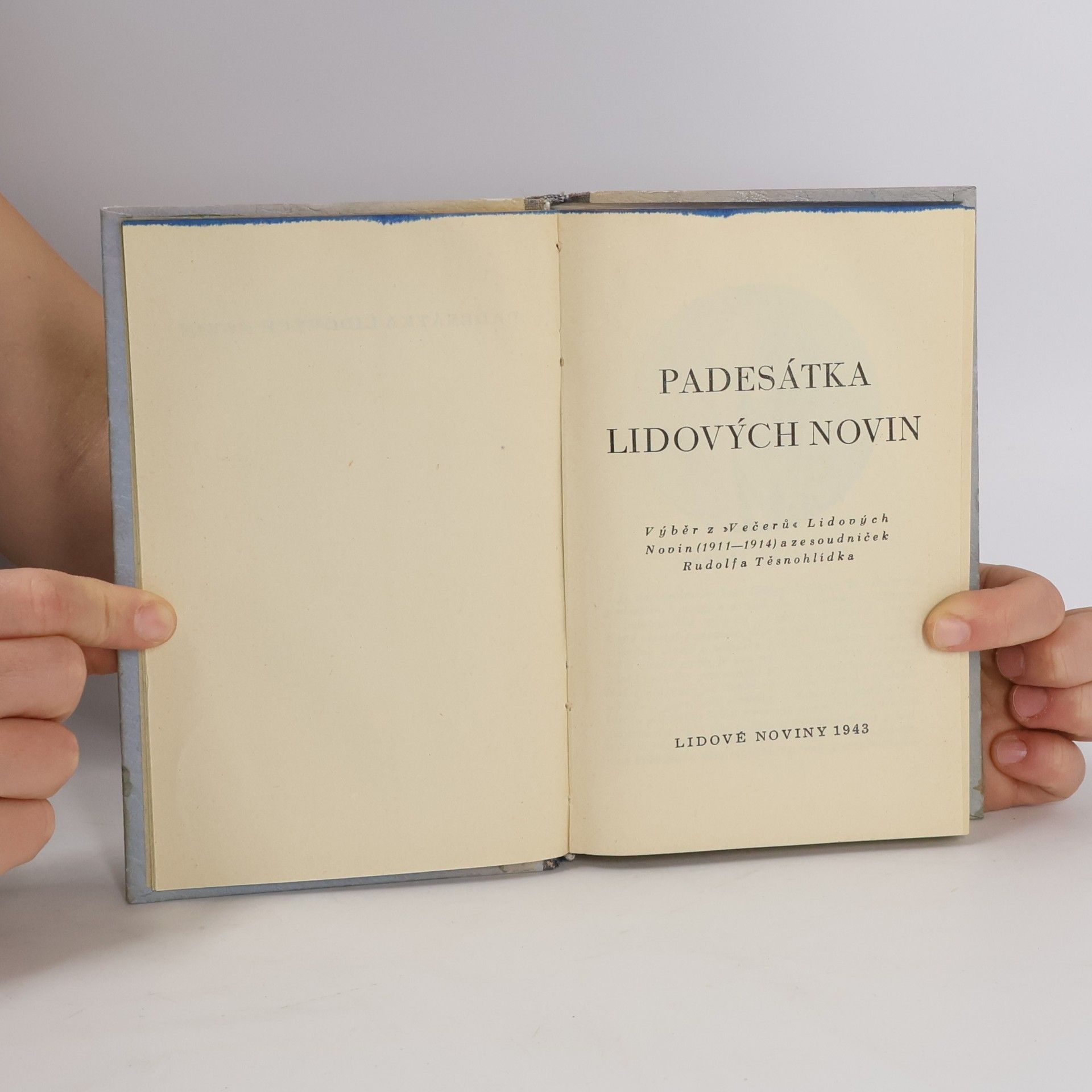 Rudolf Těsnohlídek Padesátka Lidových novin