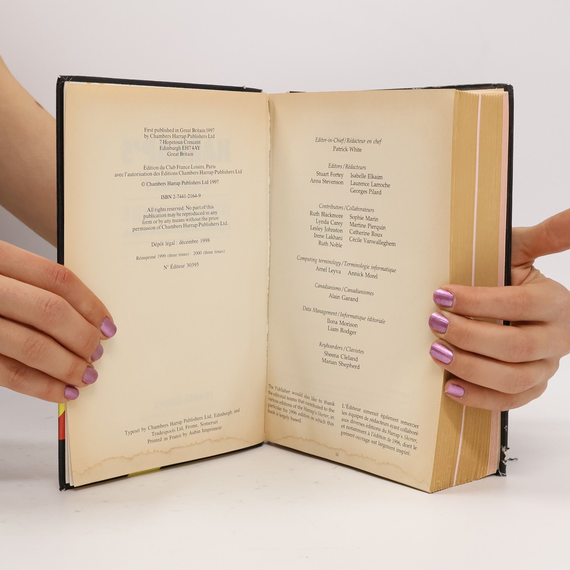 Patrick White Harrap's Compact Dictionnaire