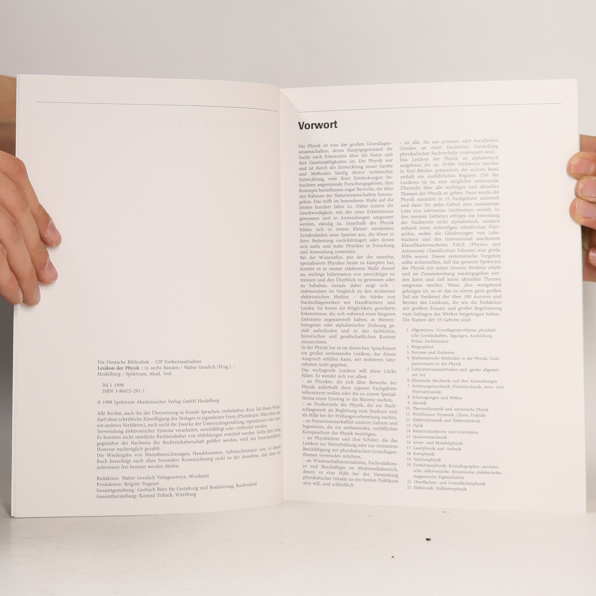 Christine Weber-Hug Lexikon der Physik 1-6. Box