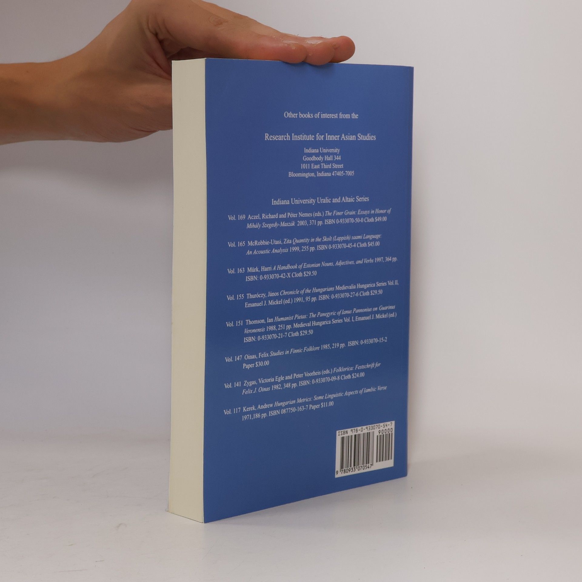 Juhan Tuldava Indiana University Uralic and Altaic - 159: Estonian Textbook