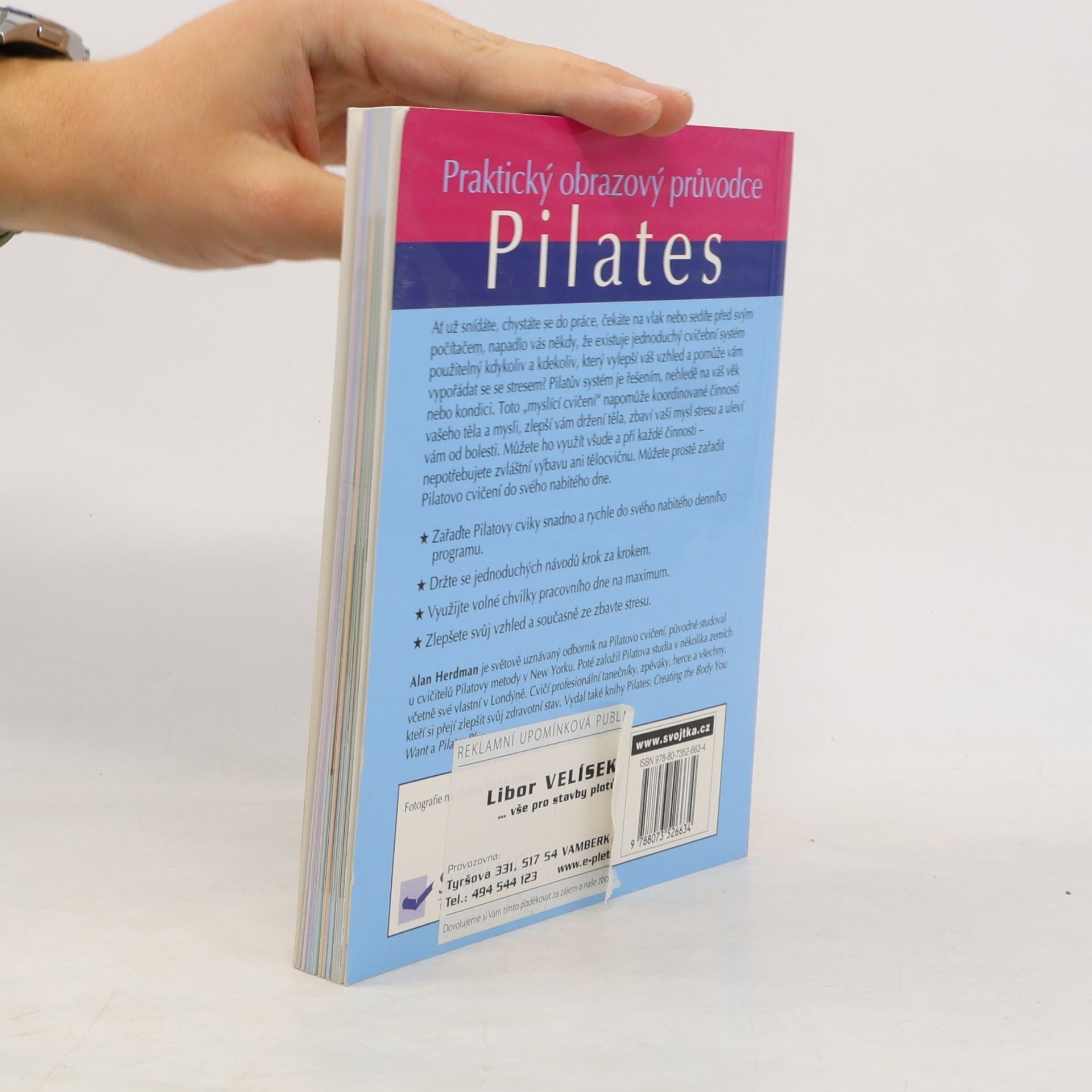 Alan Herdman Pilates praktický obrazový průvodce