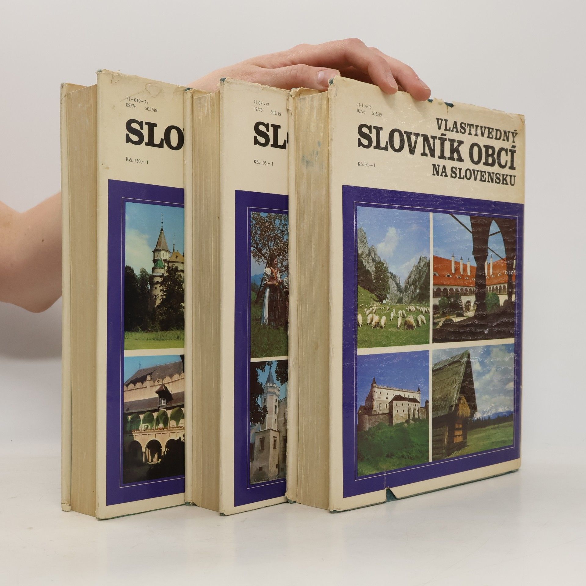 Various authors Vlastivedný slovník obcí na Slovensku 1-3