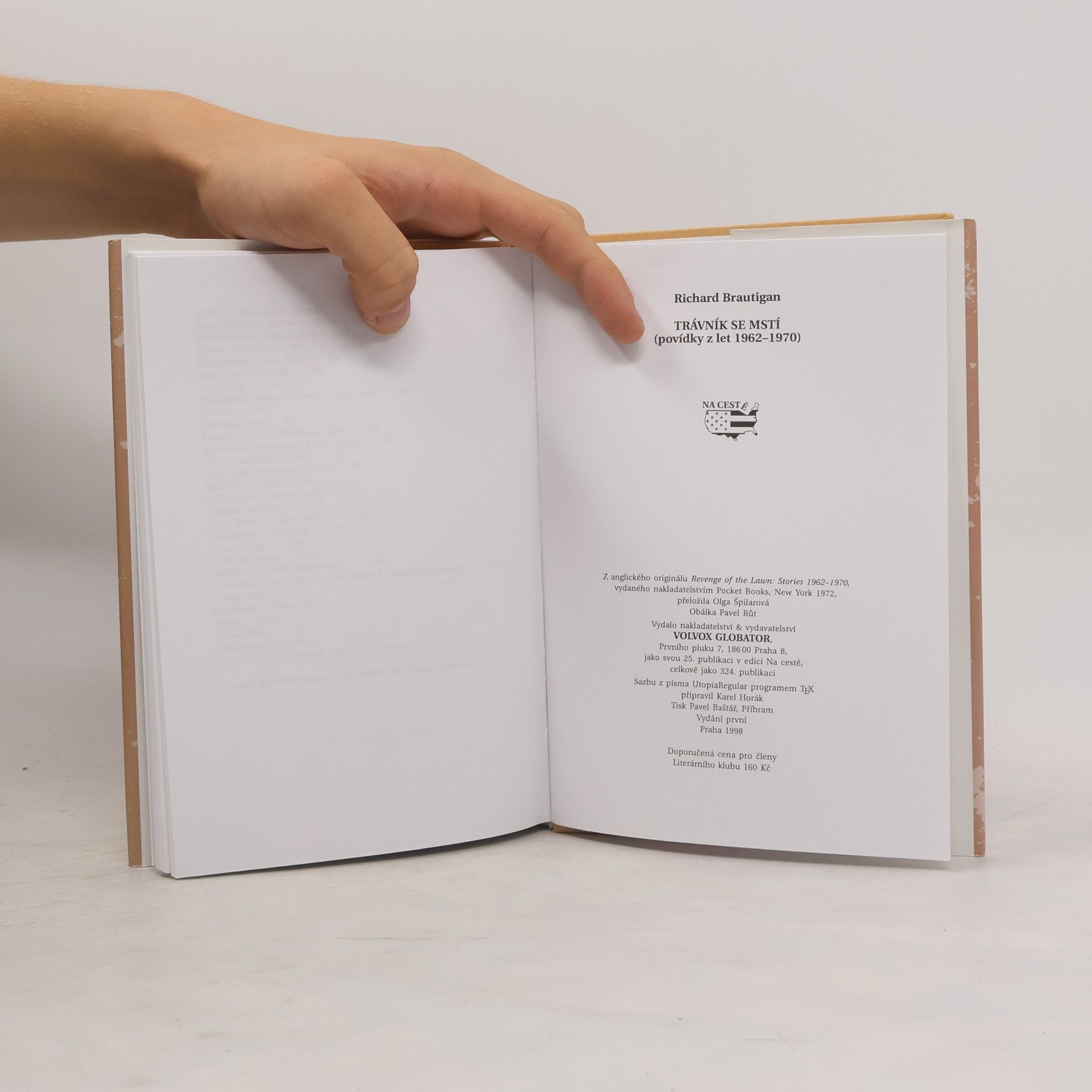 Richard Brautigan Trávník se mstí (povídky z let 1962-1970)