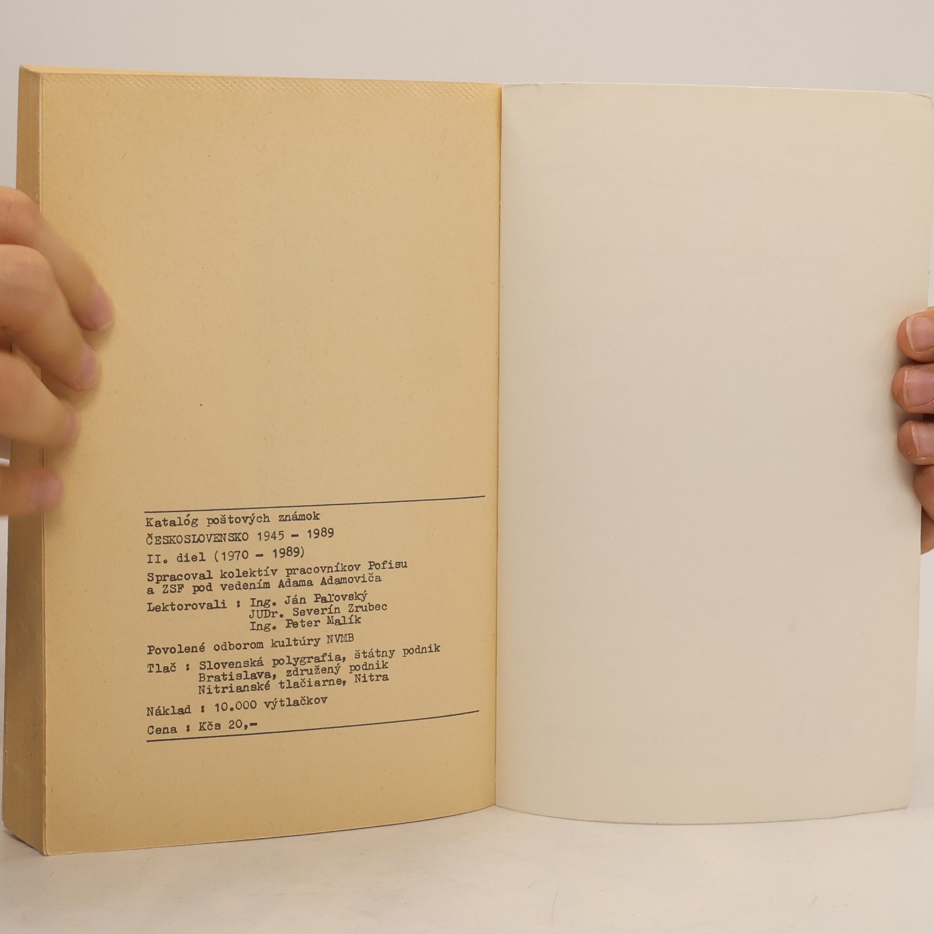 Autorenkollektiv Katalóg československých poštovných známok 1970-1989