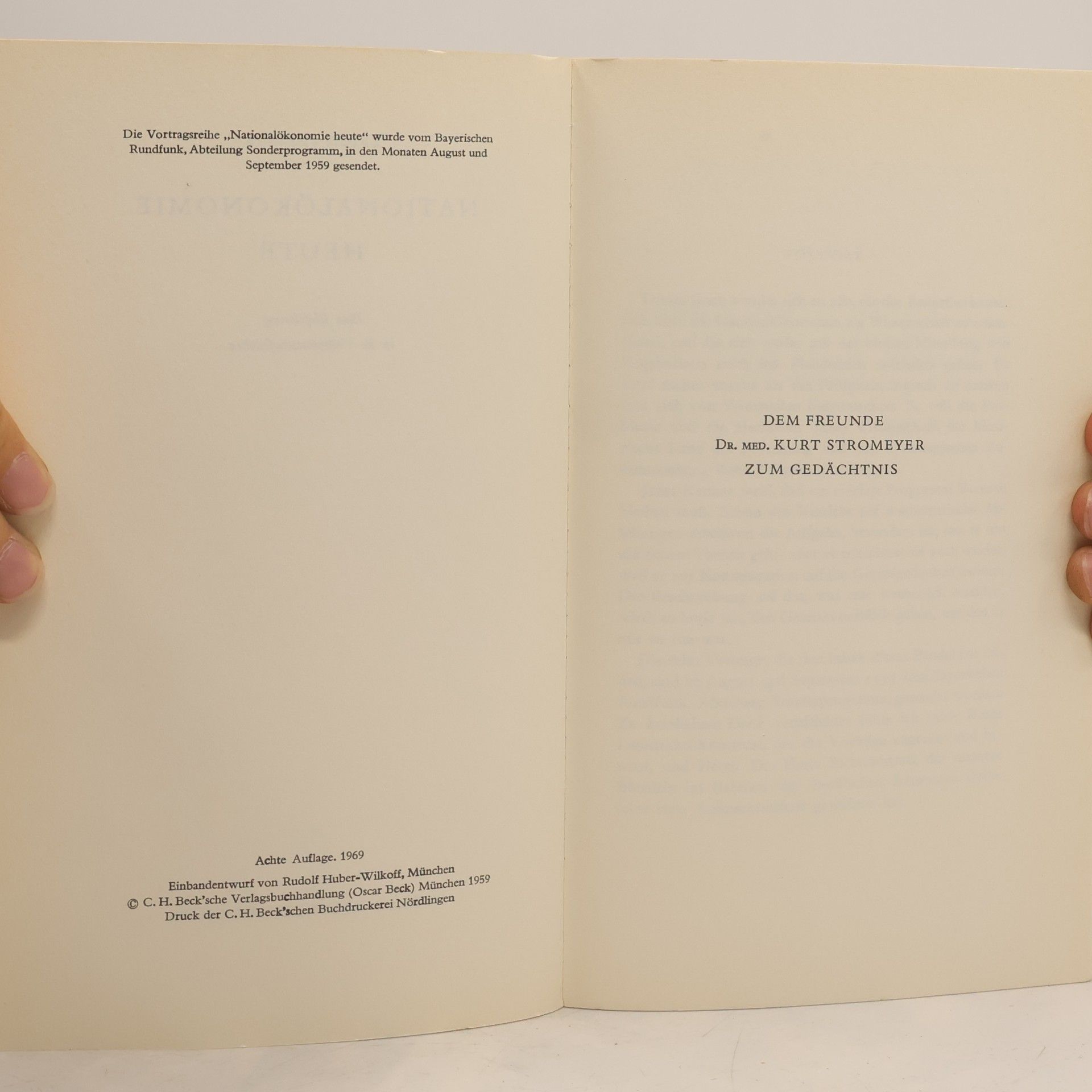 Erich Preiser Nationalökonomie heute 5