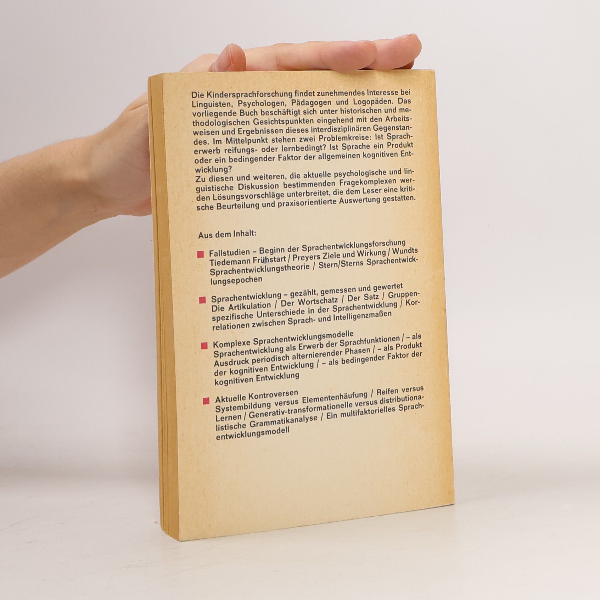 Gerd Kegel Sprache und Sprechen des Kindes