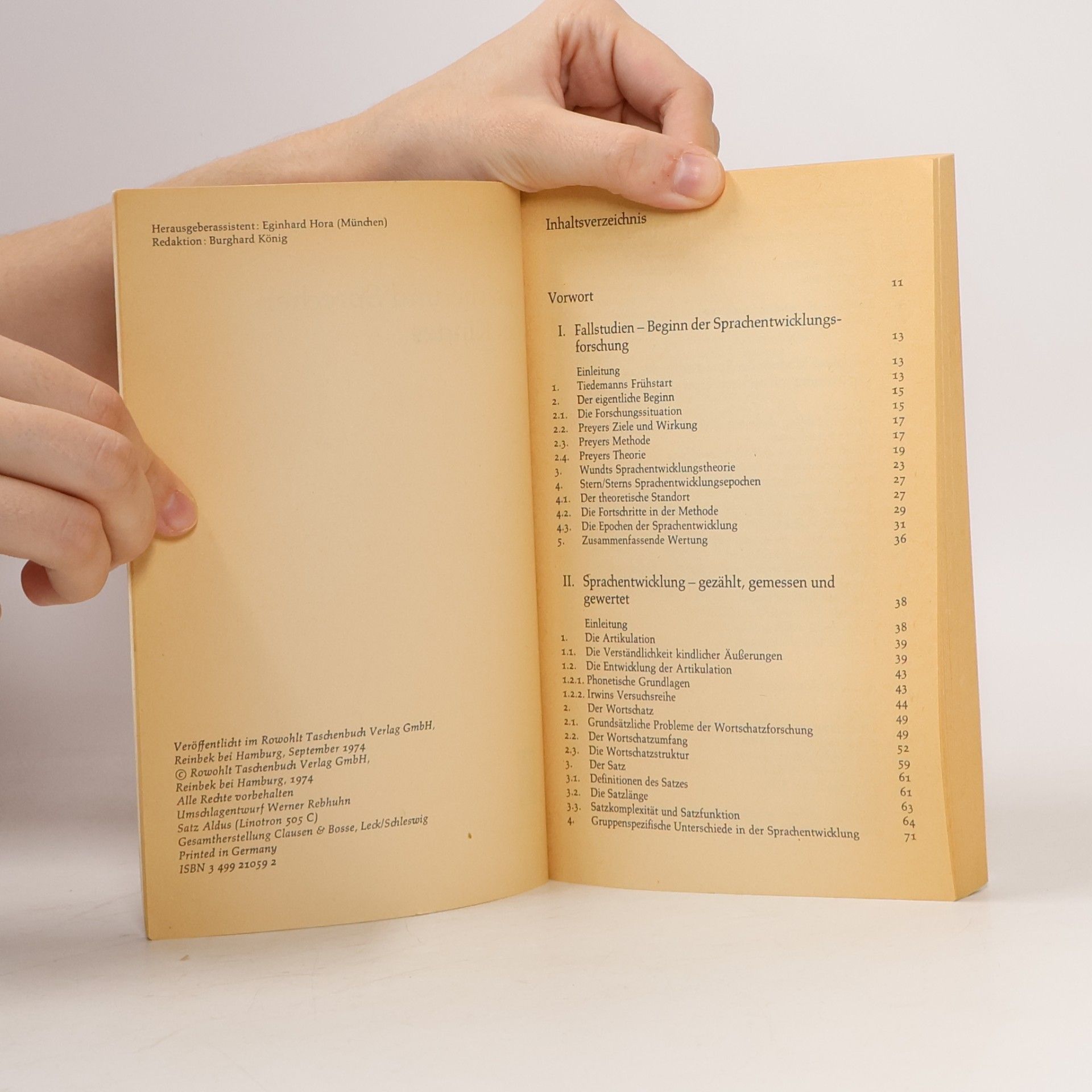 Gerd Kegel Sprache und Sprechen des Kindes