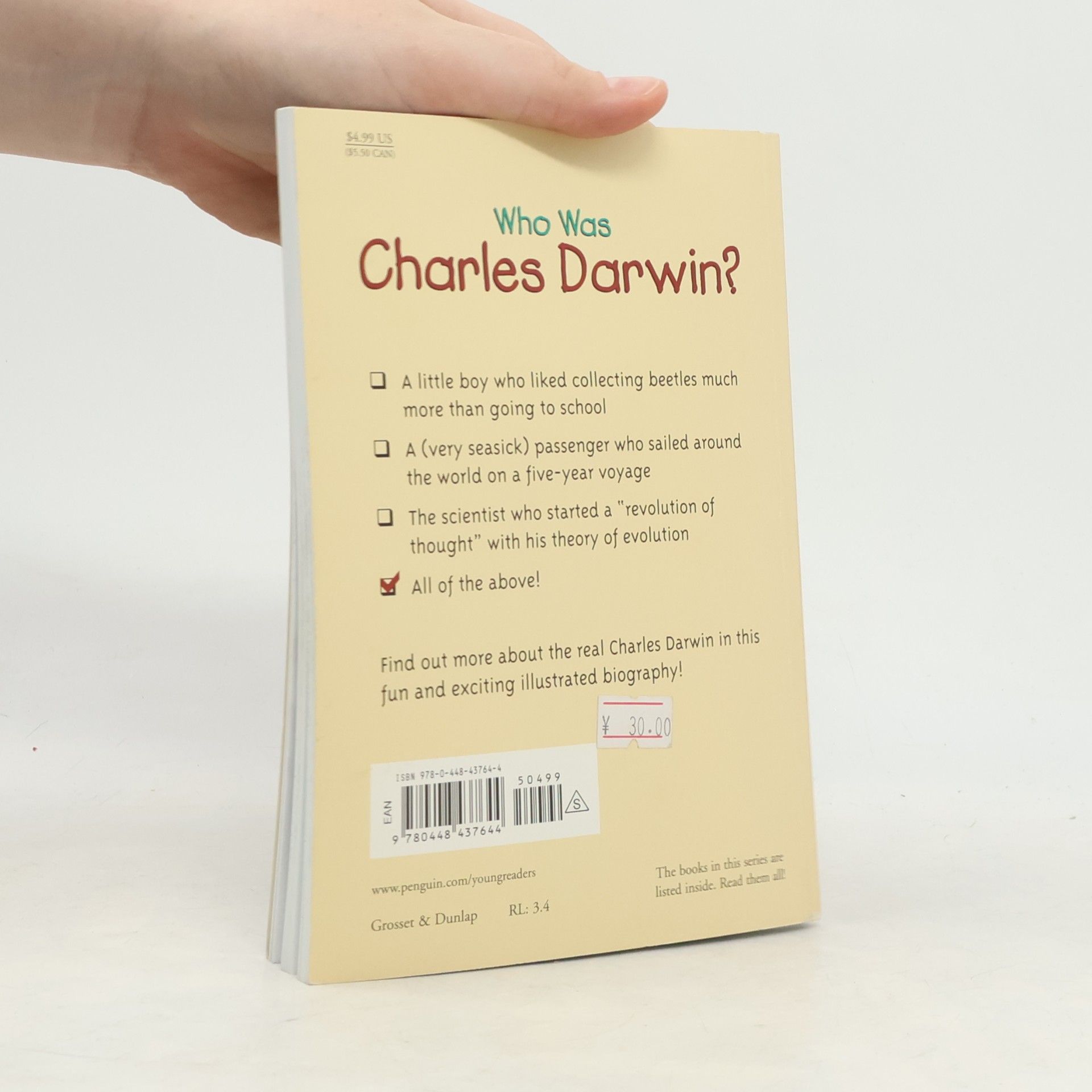 Deborah Hopkinson Who Was Charles Darwin?