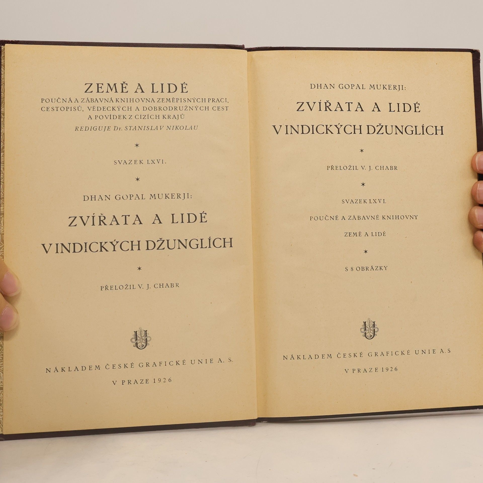 Dhan Gopal Mukerji Zvířata a lidé v indických džunglích