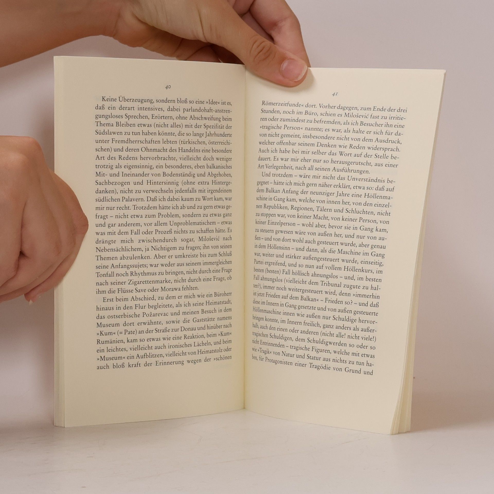 Peter Handke Die Tablas von Daimiel