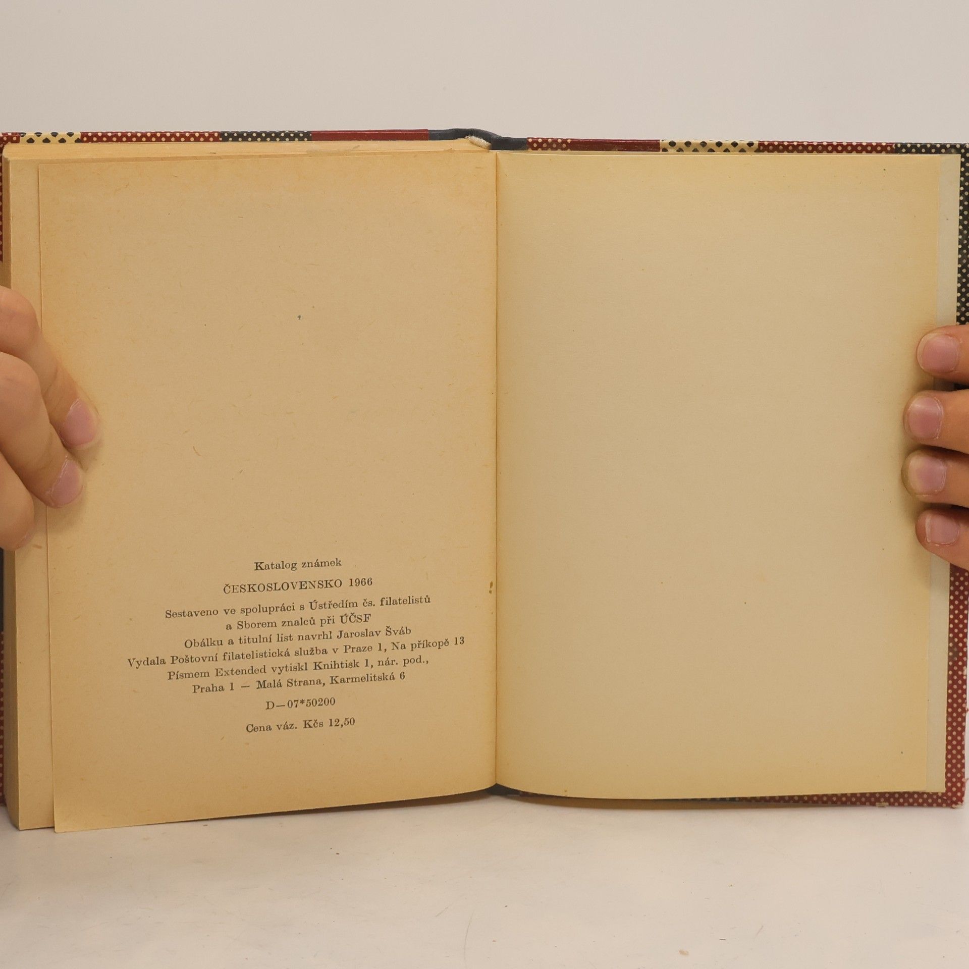 Various authors Katalog známek. Československo 1966
