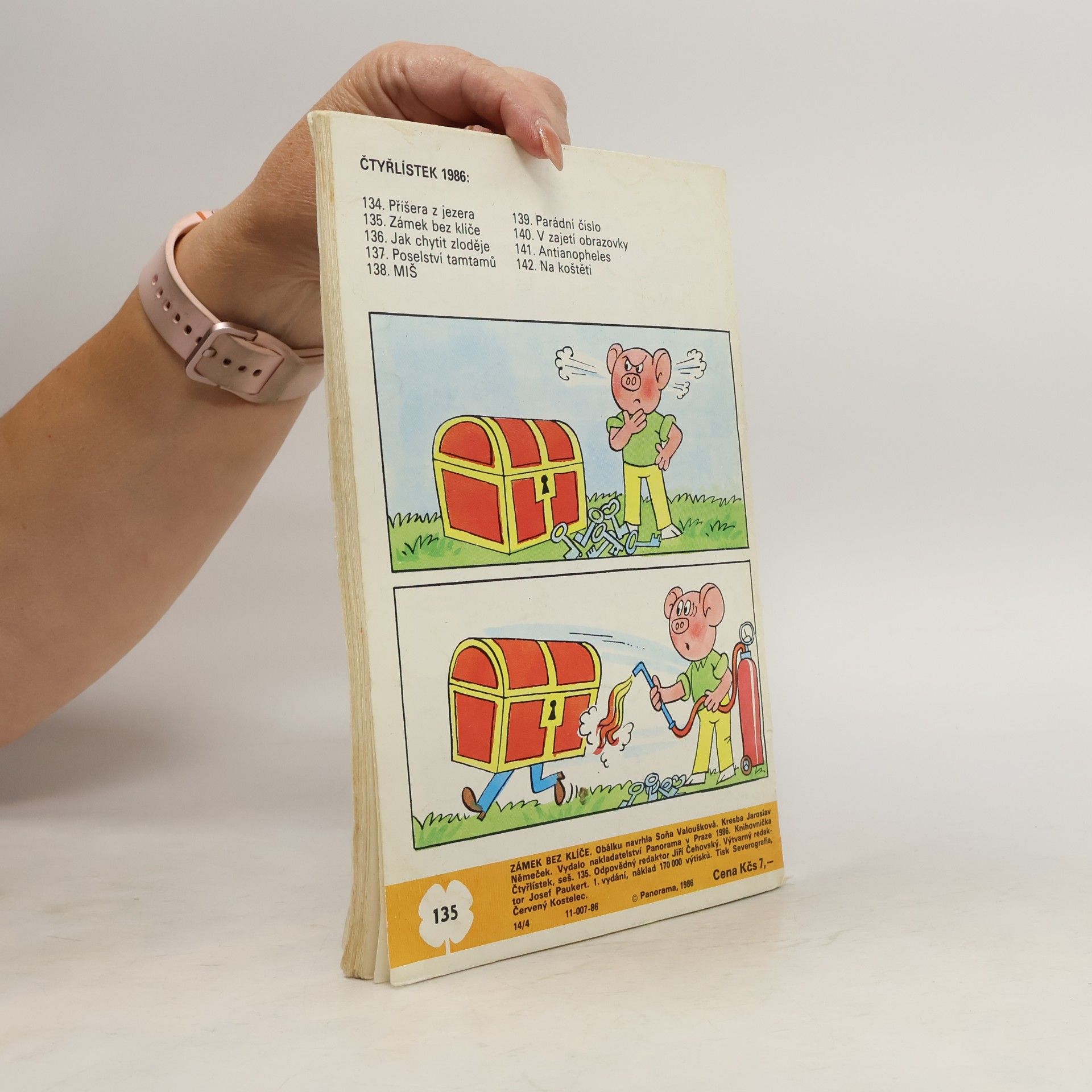 Various authors Čtyřlístek 135. Zámek bez klíče