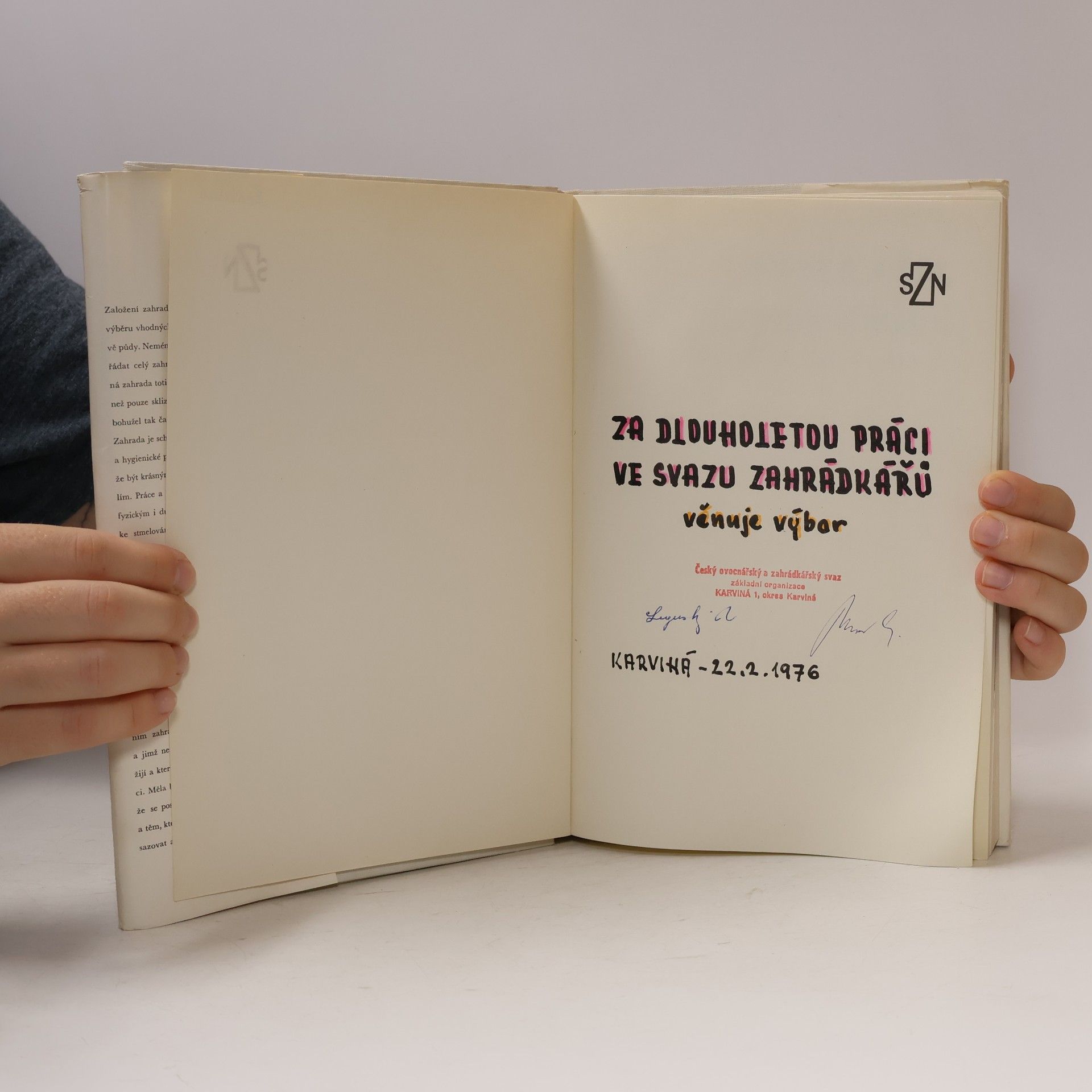 Jiří Mareček Zahrada a její uspořádání