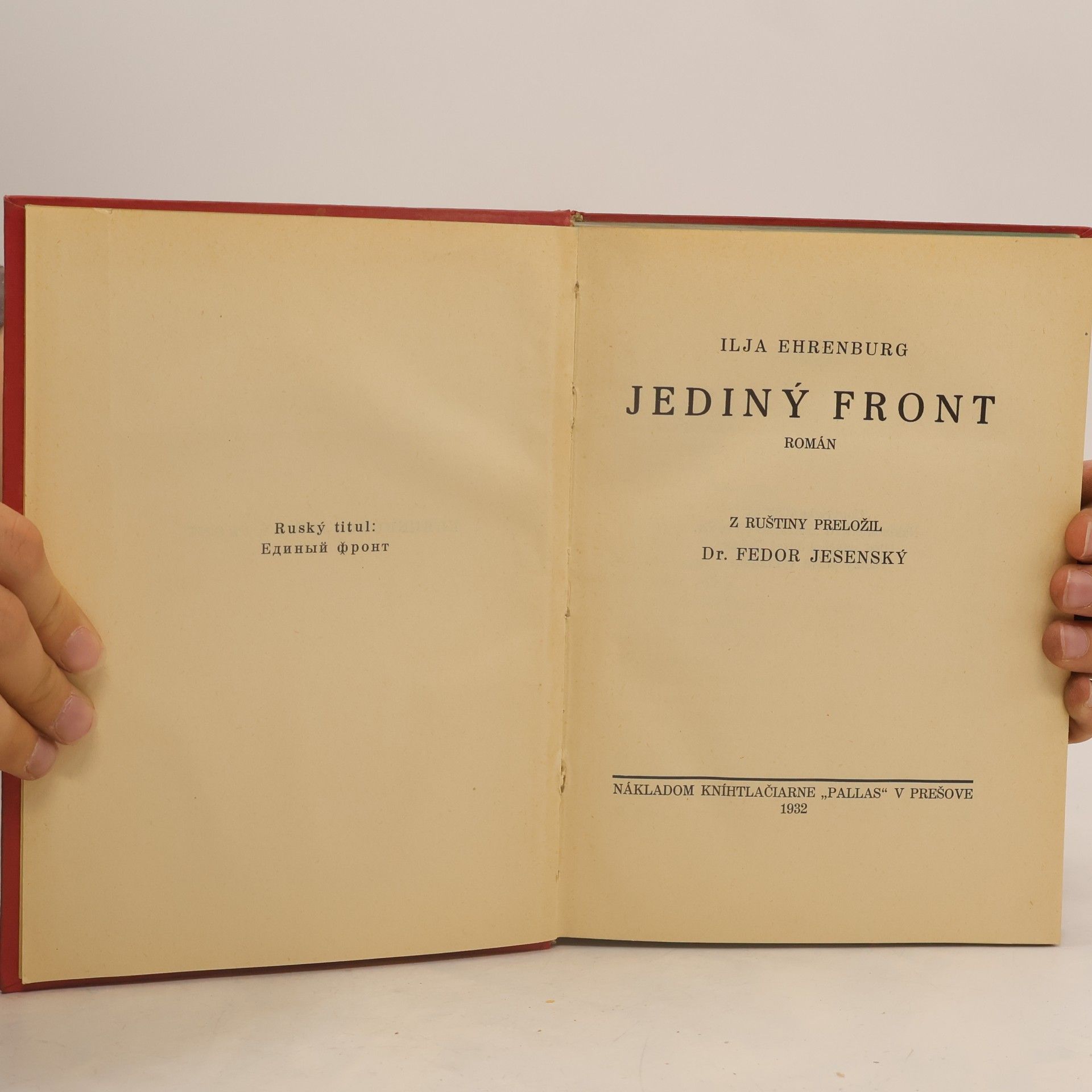 Jozef Rybák Jediný front