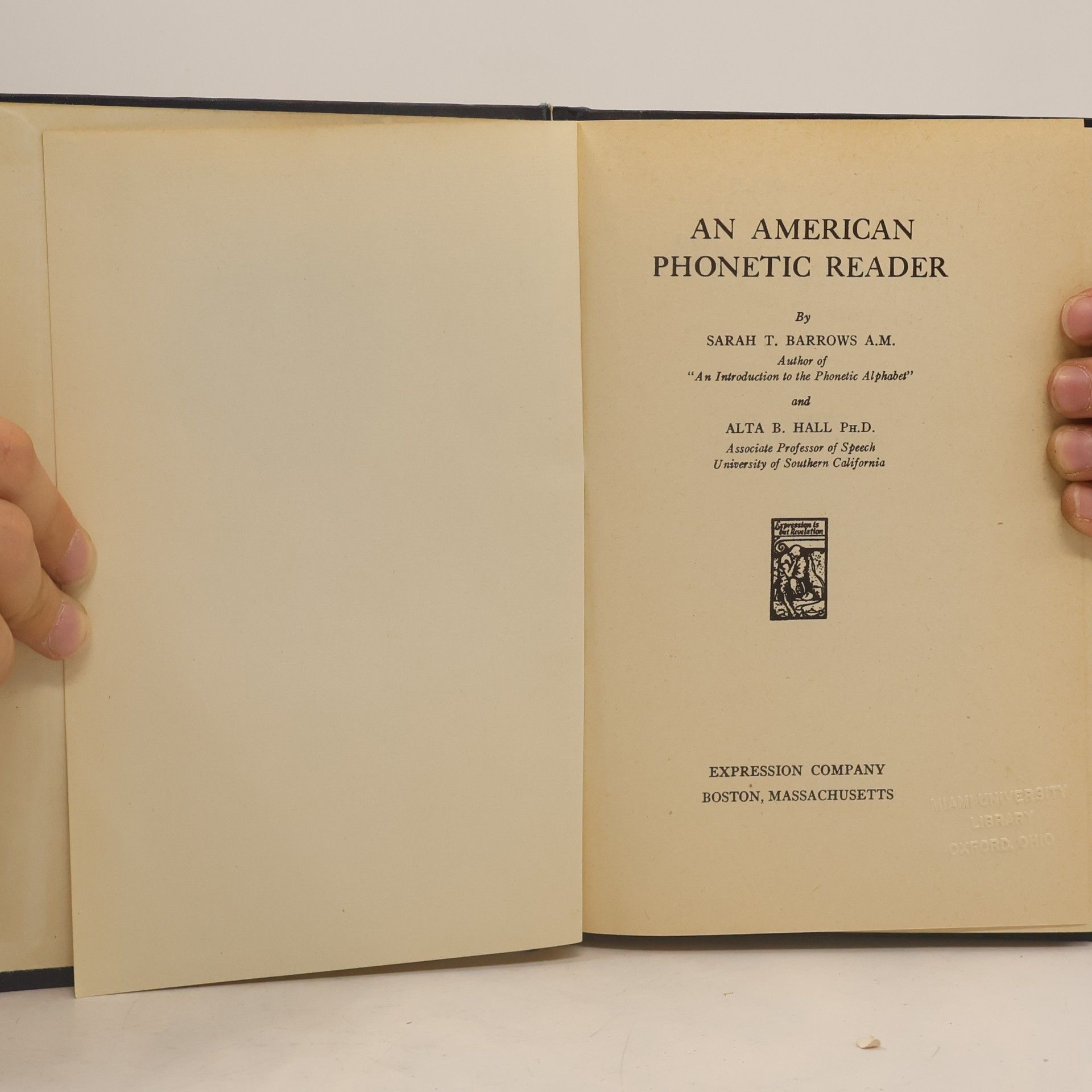 Sarah T. Barrows An American phonetic reader