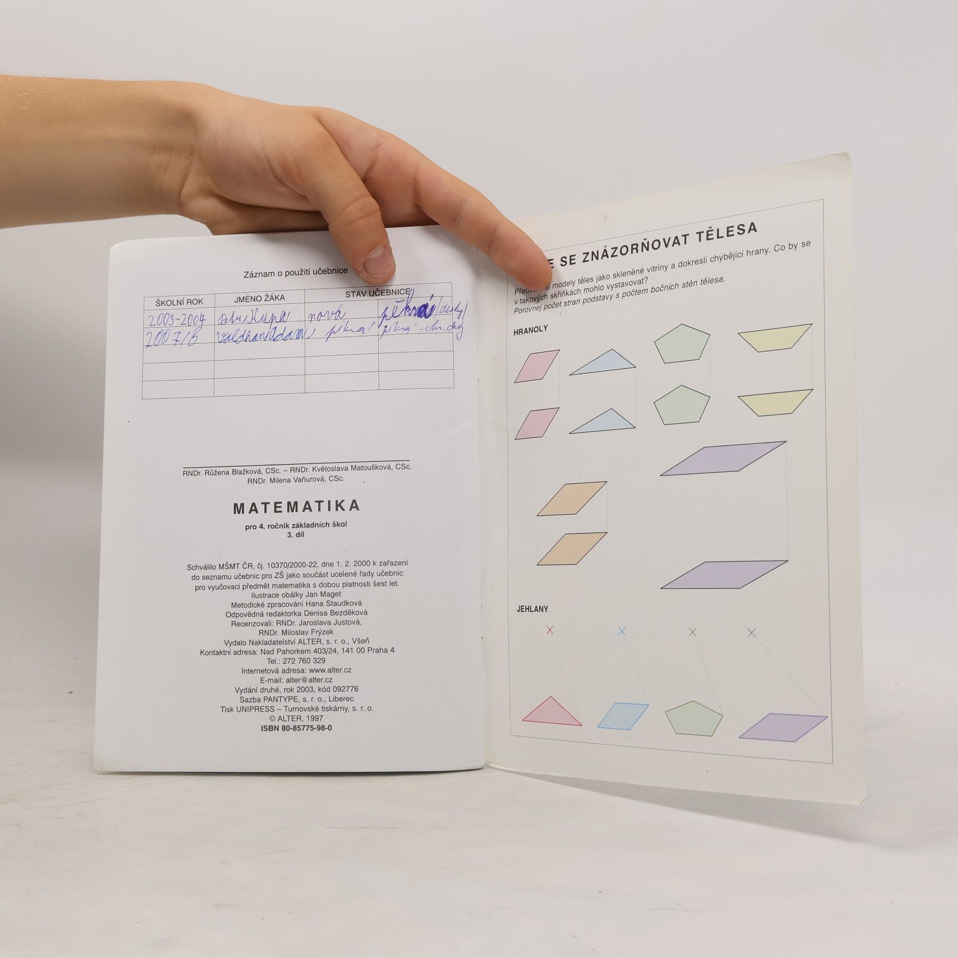 Auteurscollectief Matematika pro 4. ročník ZŠ, Třetí díl