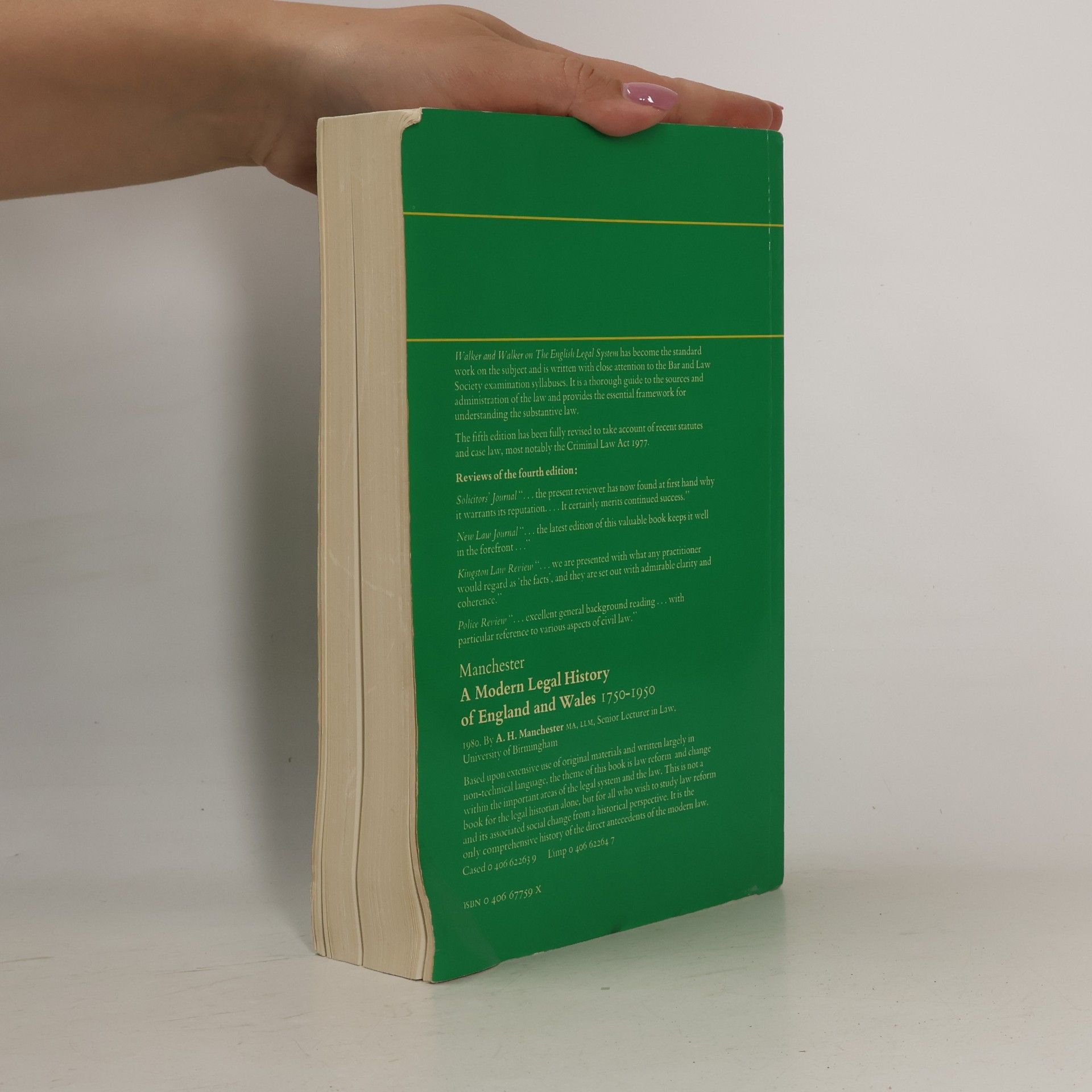 Ronald Jack Walker The English Legal System