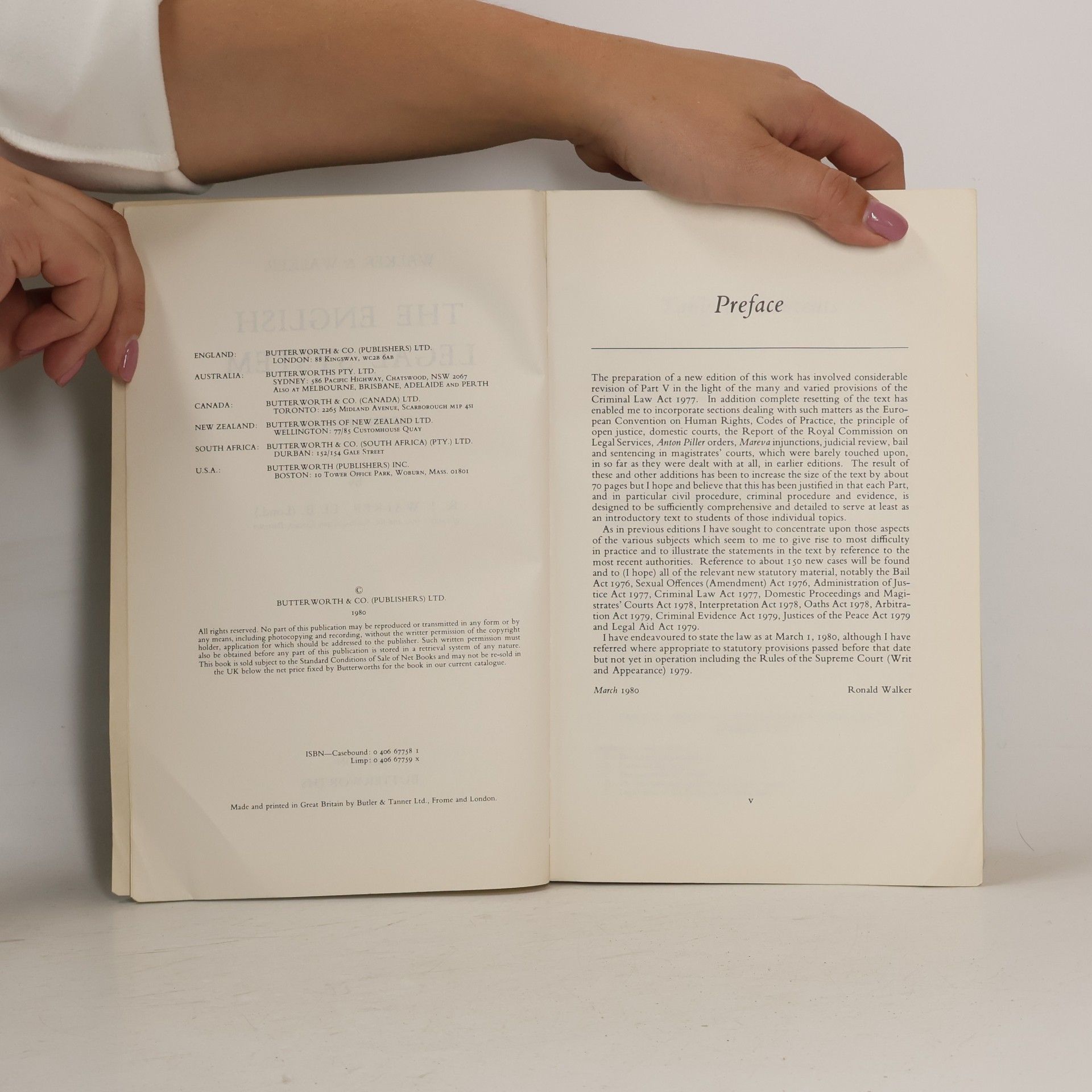 Ronald Jack Walker The English Legal System