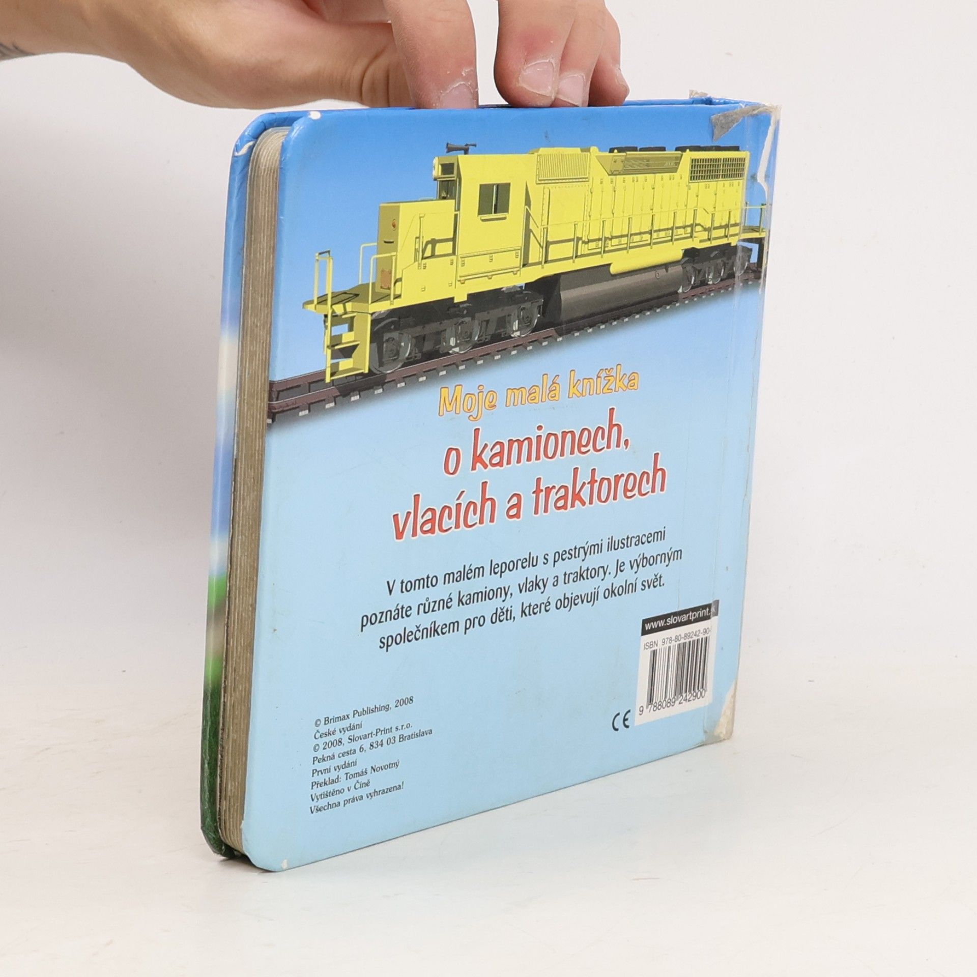 Kolektiv autorů Moje malá knížka o kamionech, vlacích a traktorech