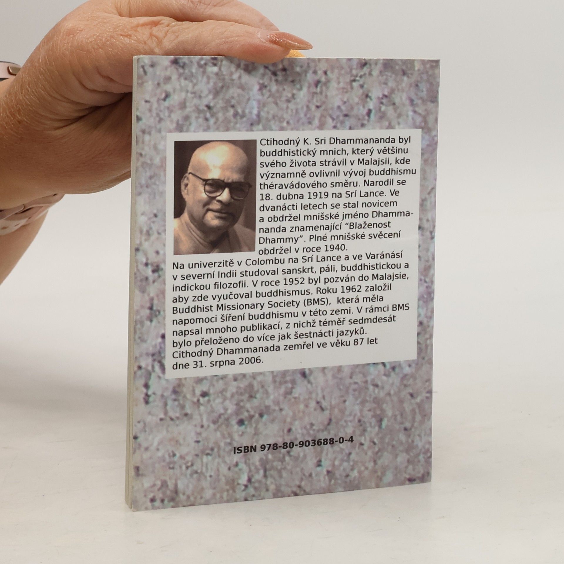 K. Sri Dhammananda Jak se věnovat buddhismu