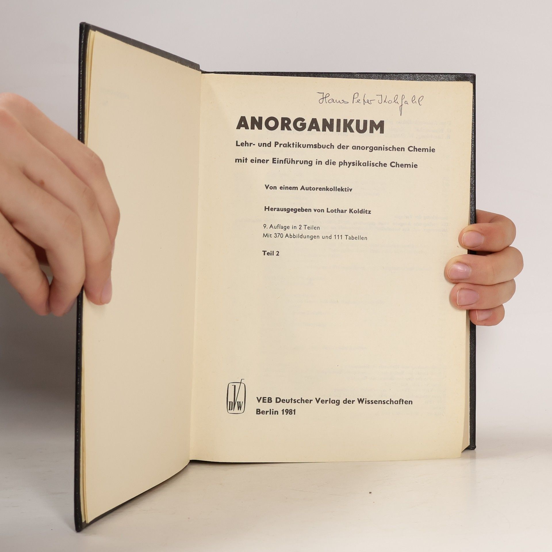Autorenkollektiv Anorganikum 2