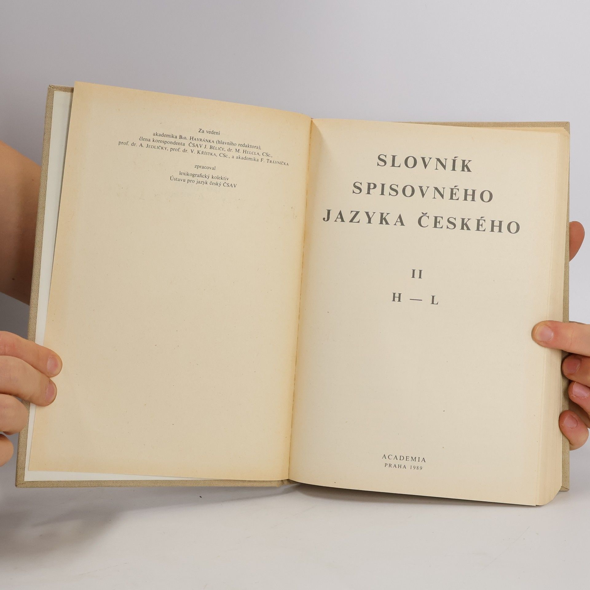 Kolektív autorov Slovník spisovného jazyka českého II. H-L
