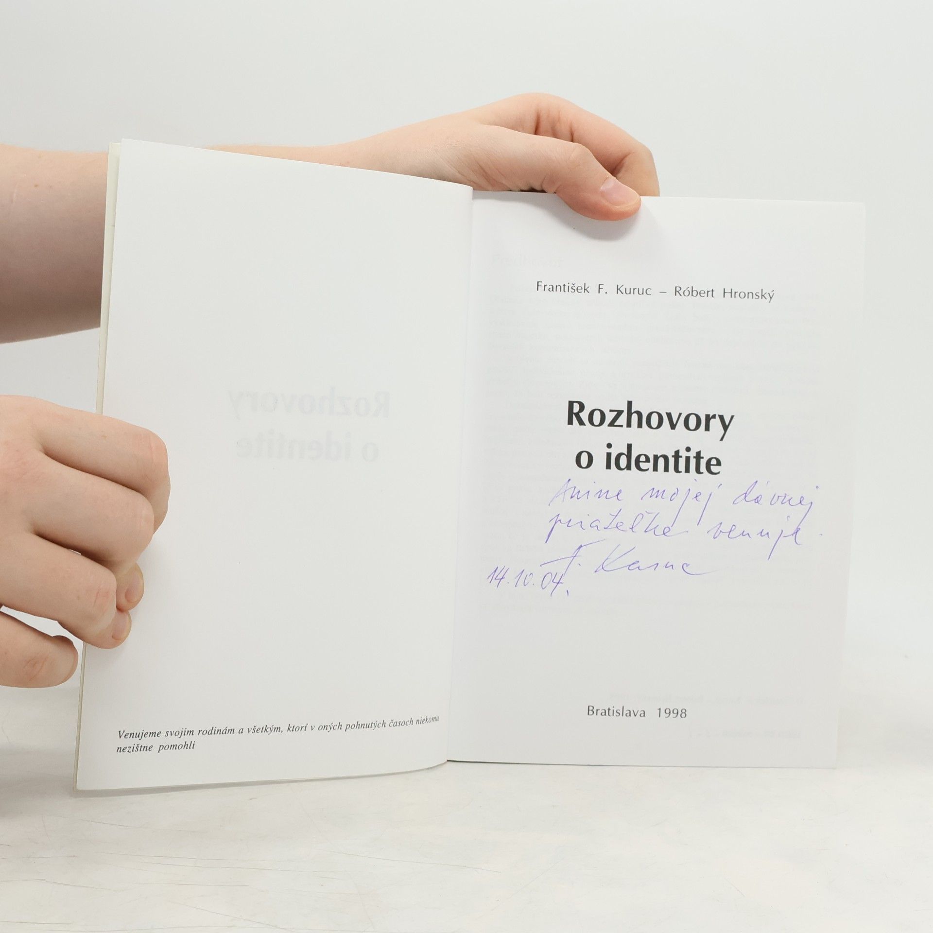 František F. Kuruc Rozhovory o identite