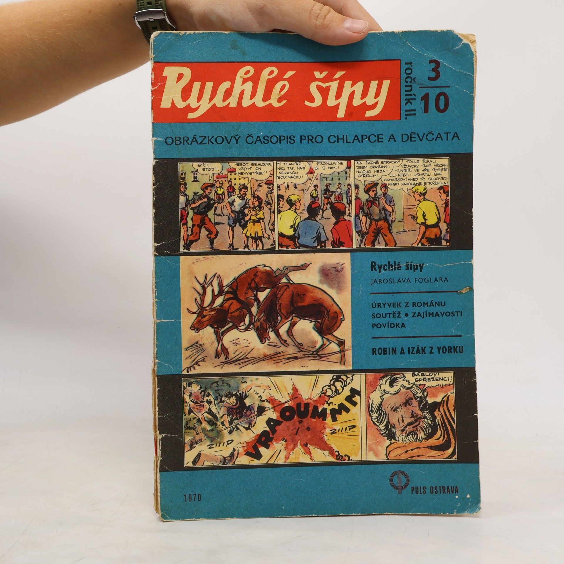 Jaroslav Foglar Rychlé šípy. Ročník II. Číslo 3.