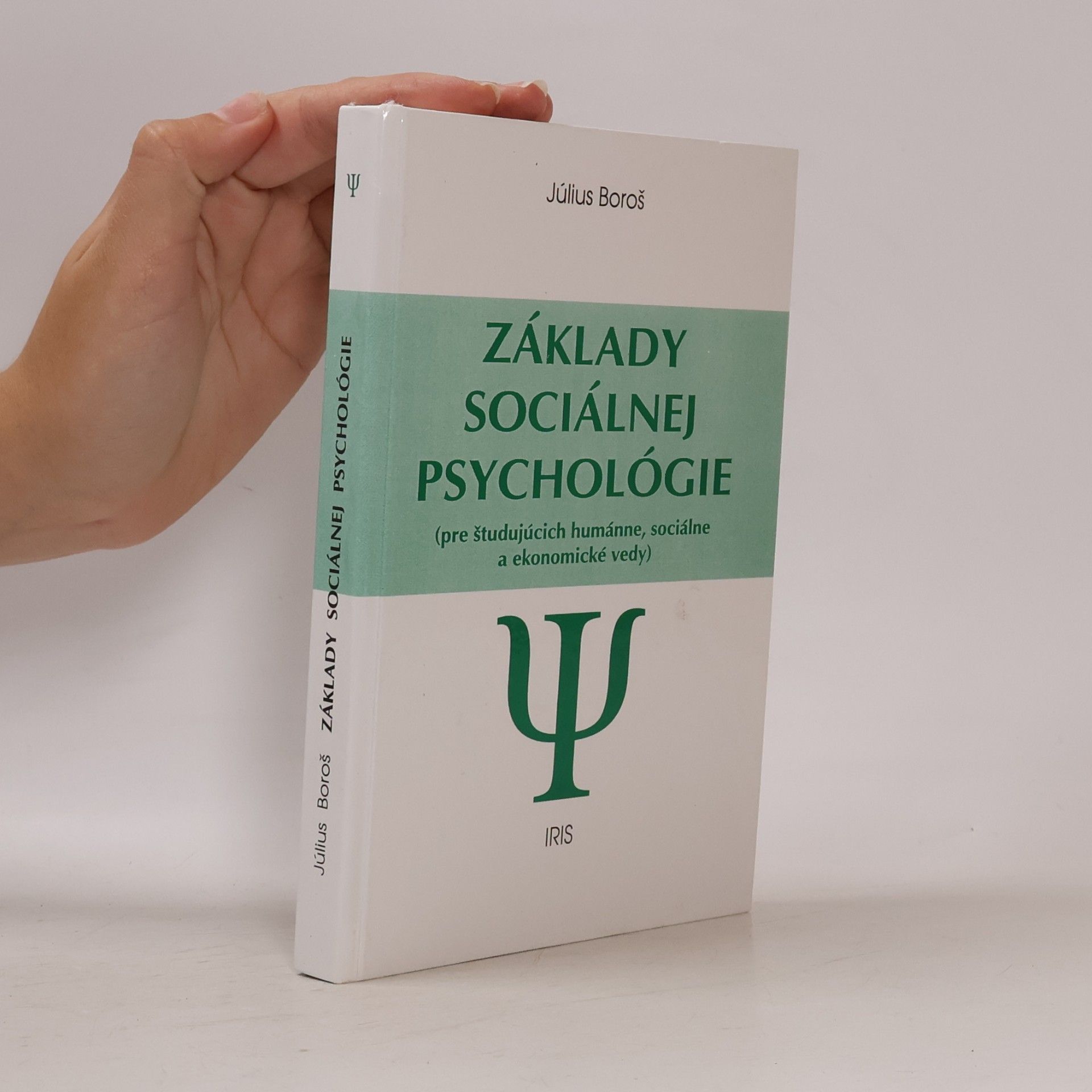 Július Boroš Základy sociálnej psychológie