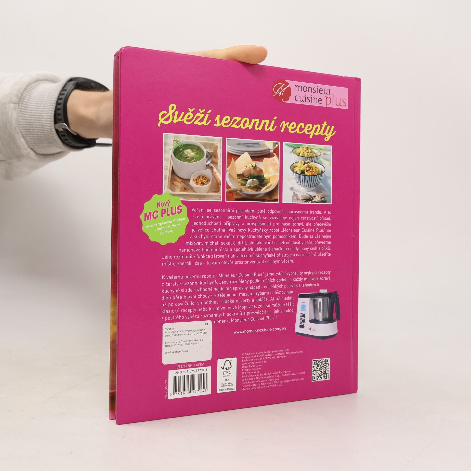 Kolektiv autorů Svěží sezónní recepty pro kuchyňský robot Monsieur Cuisine Plus