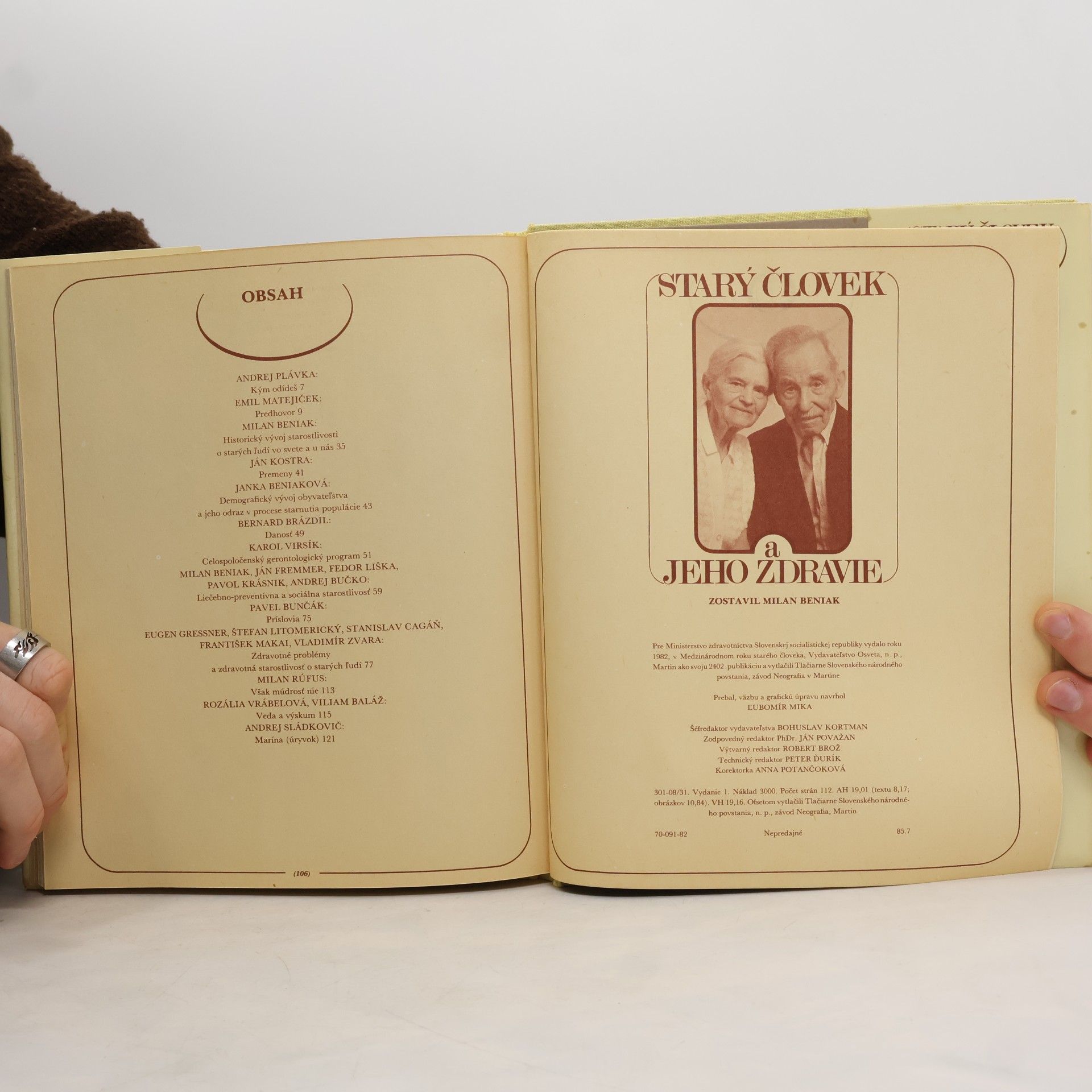 Various authors Starý človek a jeho zdravie