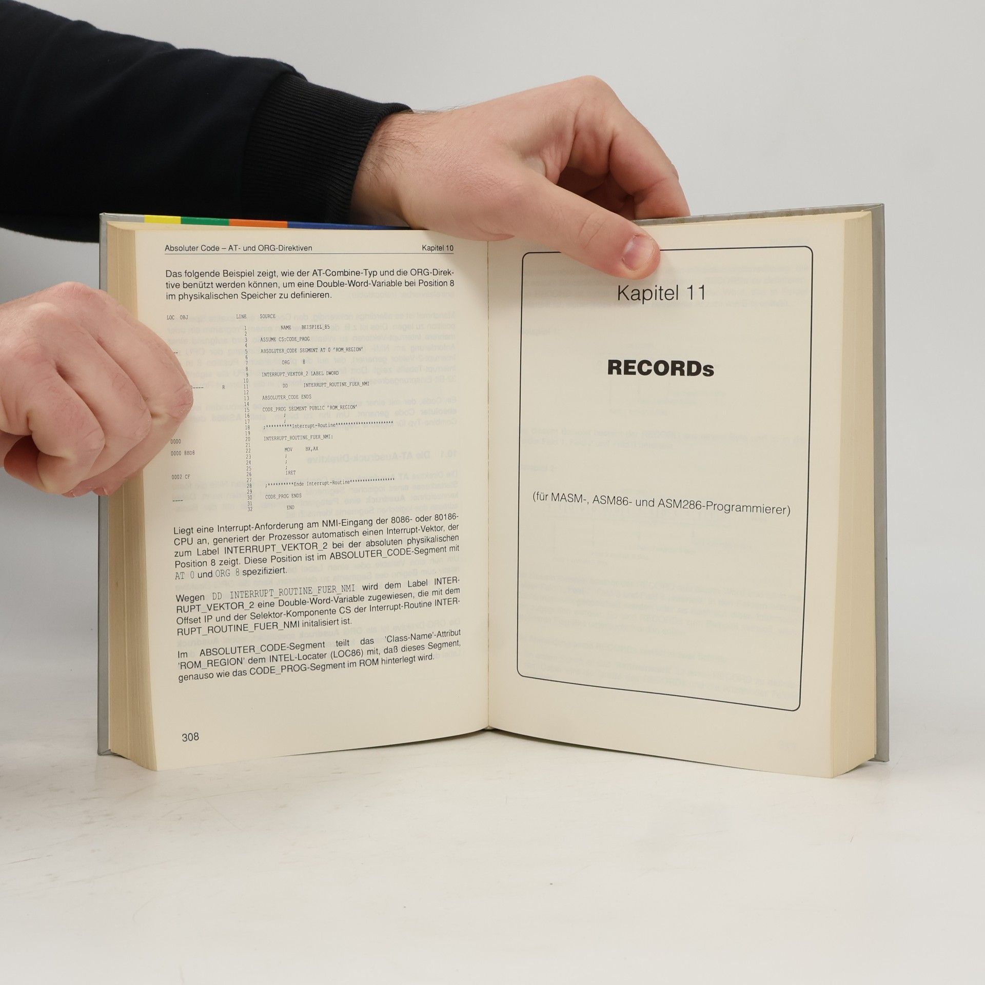 Klaus-Dieter Thies PC-XT-AT Assembler-Buch